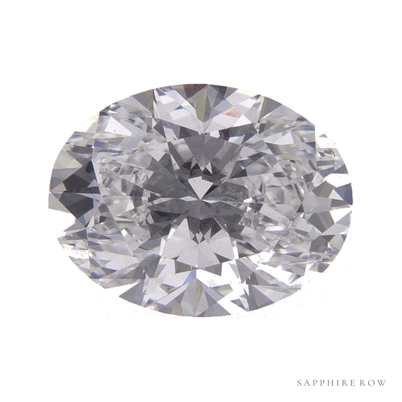 1.83 ct Oval Lab-Grown Diamond – D VVS2 — Sapphire Row · cut · cut3 · cut4