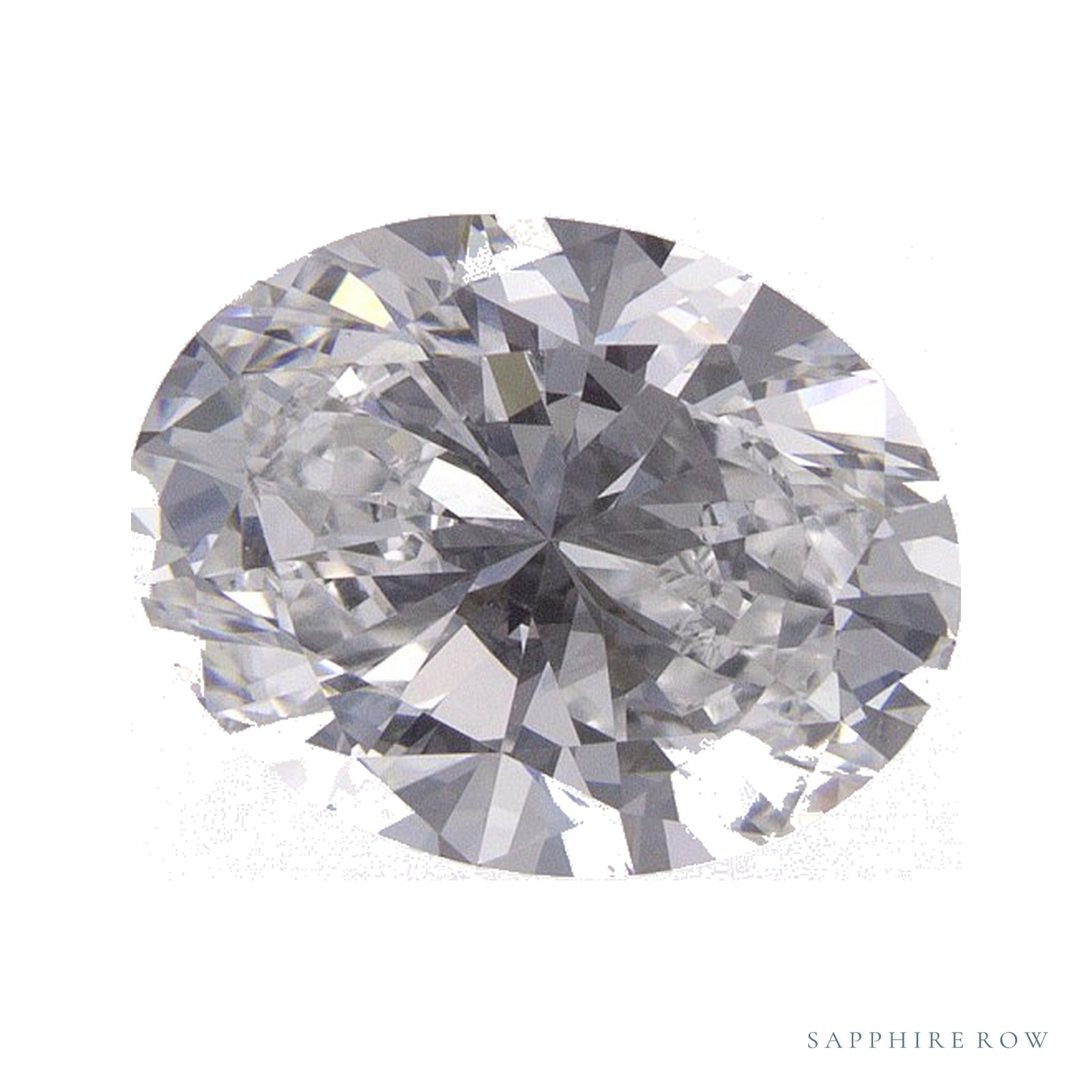 1.83 ct Oval Lab-Grown Diamond – D VVS2 — Sapphire Row · cut · cut3 · cut4