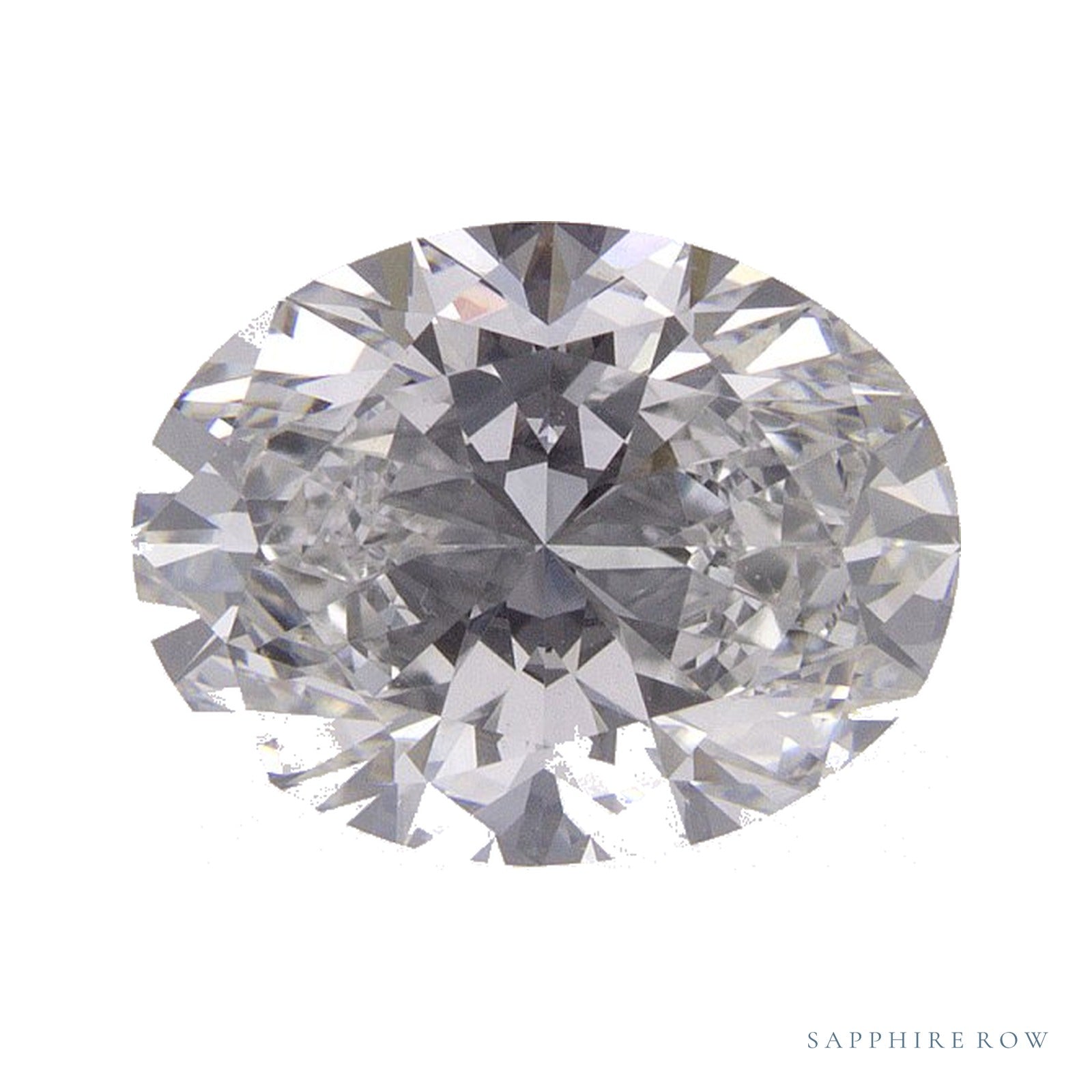 1.83 ct Oval Lab-Grown Diamond – E VVS2 — Sapphire Row · cut · cut3 · cut4