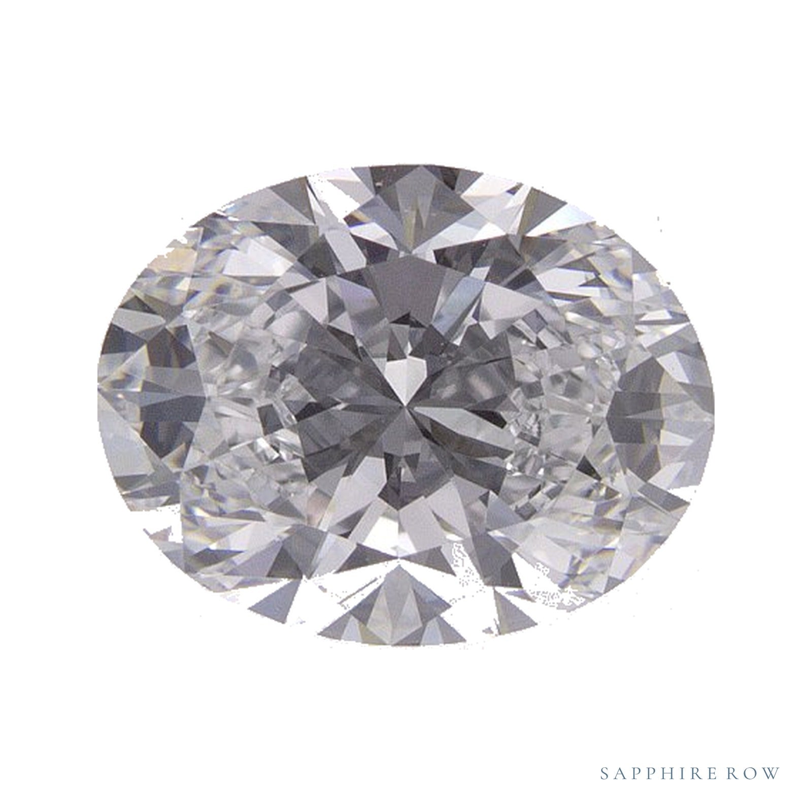 1.83 ct Oval Lab-Grown Diamond – D VVS2 — Sapphire Row · cut · cut3 · cut4