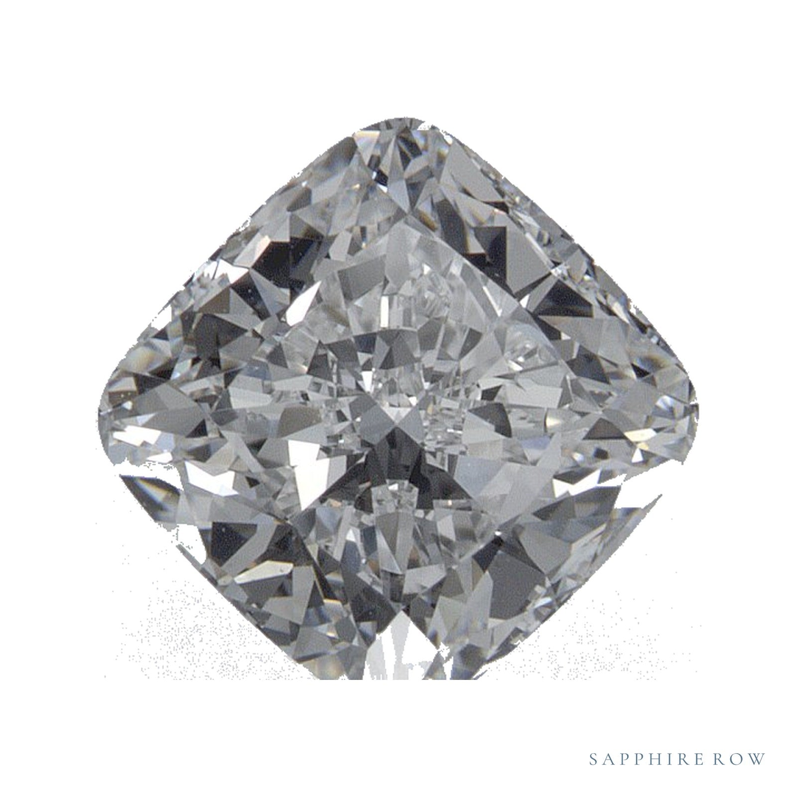 1.80 ct Cushion Lab-Grown Diamond – D VVS2 — Sapphire Row · cut · cut3 · cut4