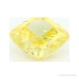 1.78 ct lab-grown fancy vivid yellow diamond, cushion cut | Sapphire Row · cut4