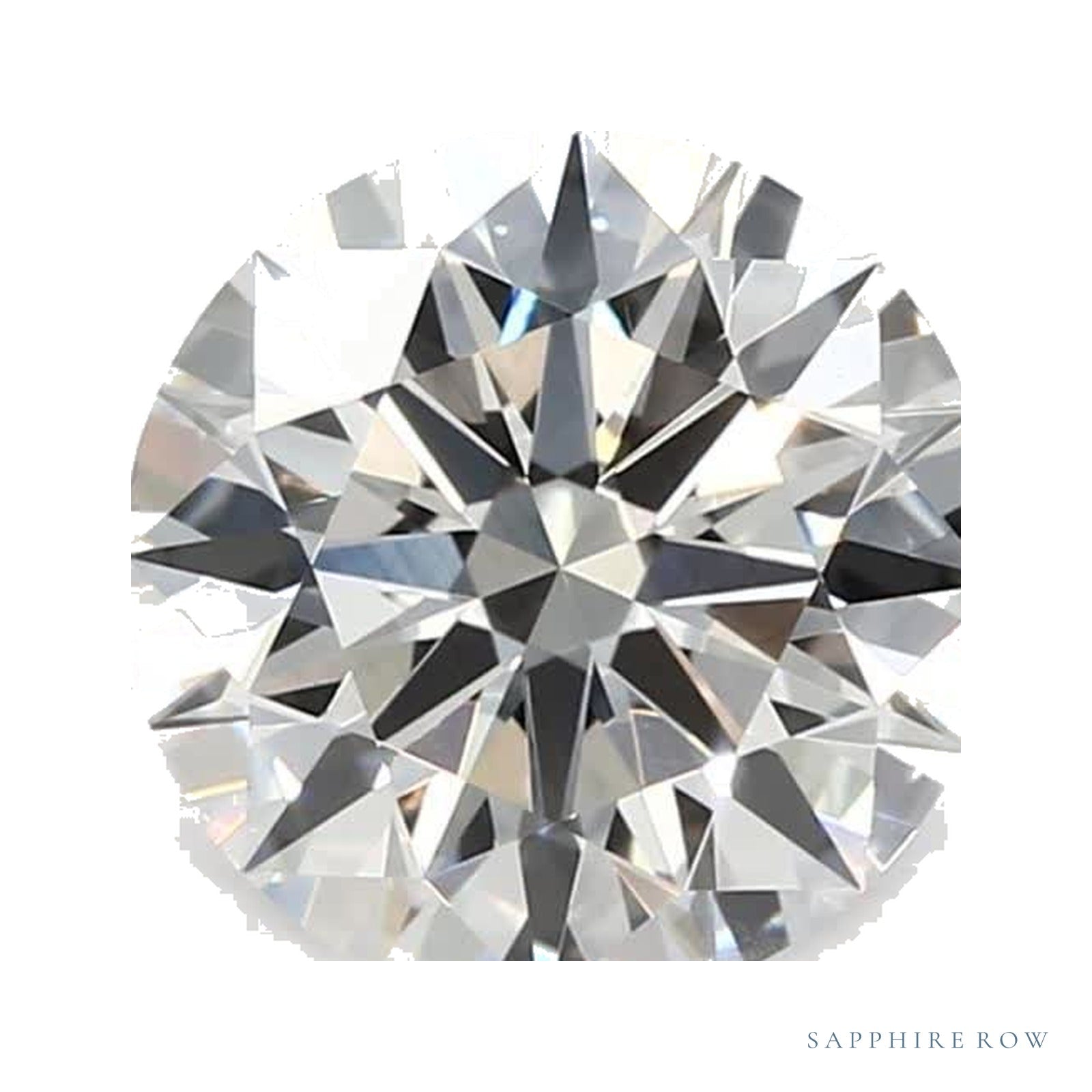 1.74 ct Round Lab-Grown Diamond – F VS1 — Sapphire Row · cut · cut3 · cut4