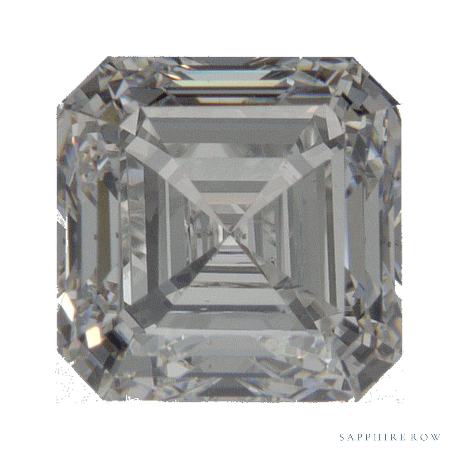 1.72 ct Asscher Natural Diamond – F SI1 — Sapphire Row · cut · cut3 · cut4