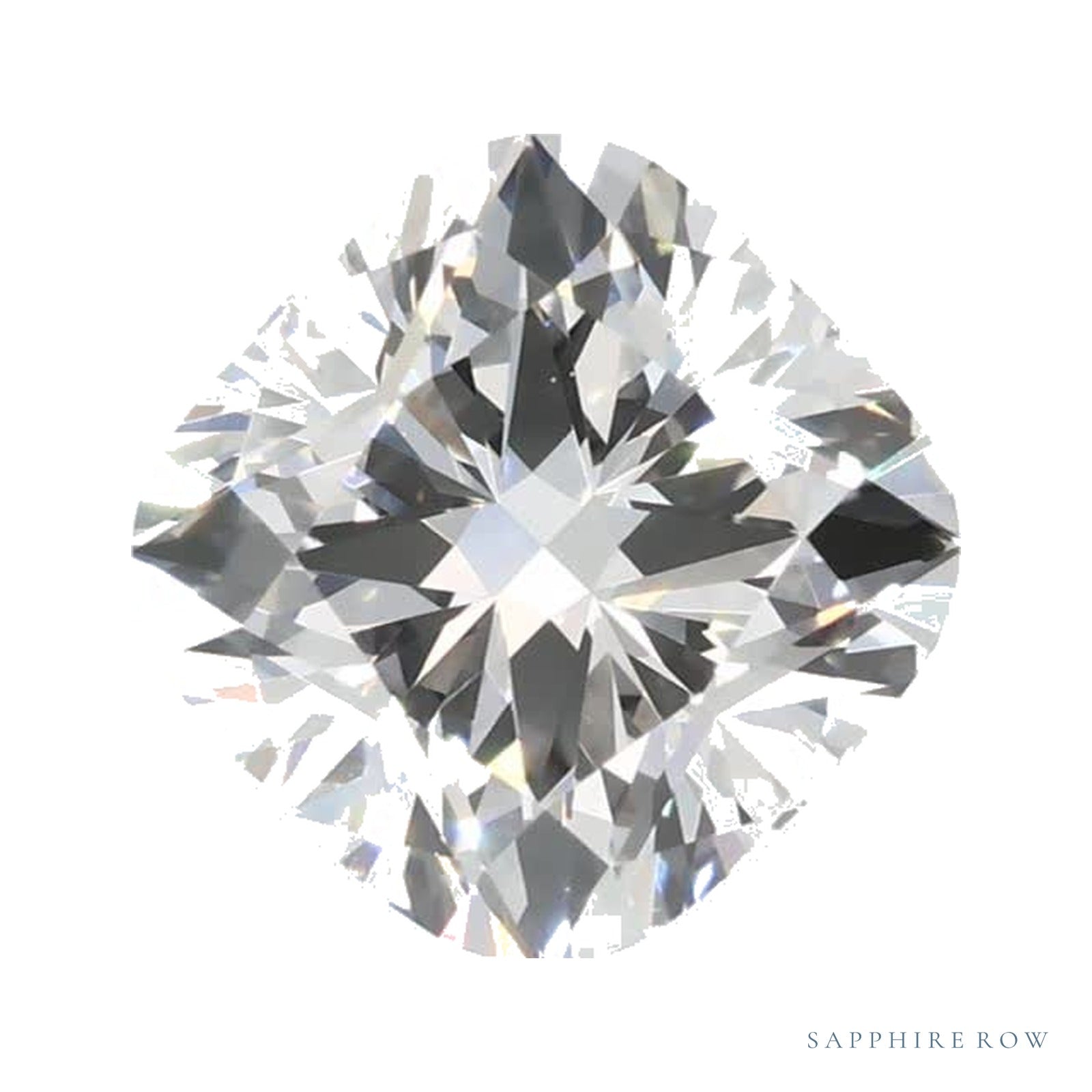 1.72 ct Cushion Lab-Grown Diamond – D VVS2 — Sapphire Row · cut · cut3 · cut4