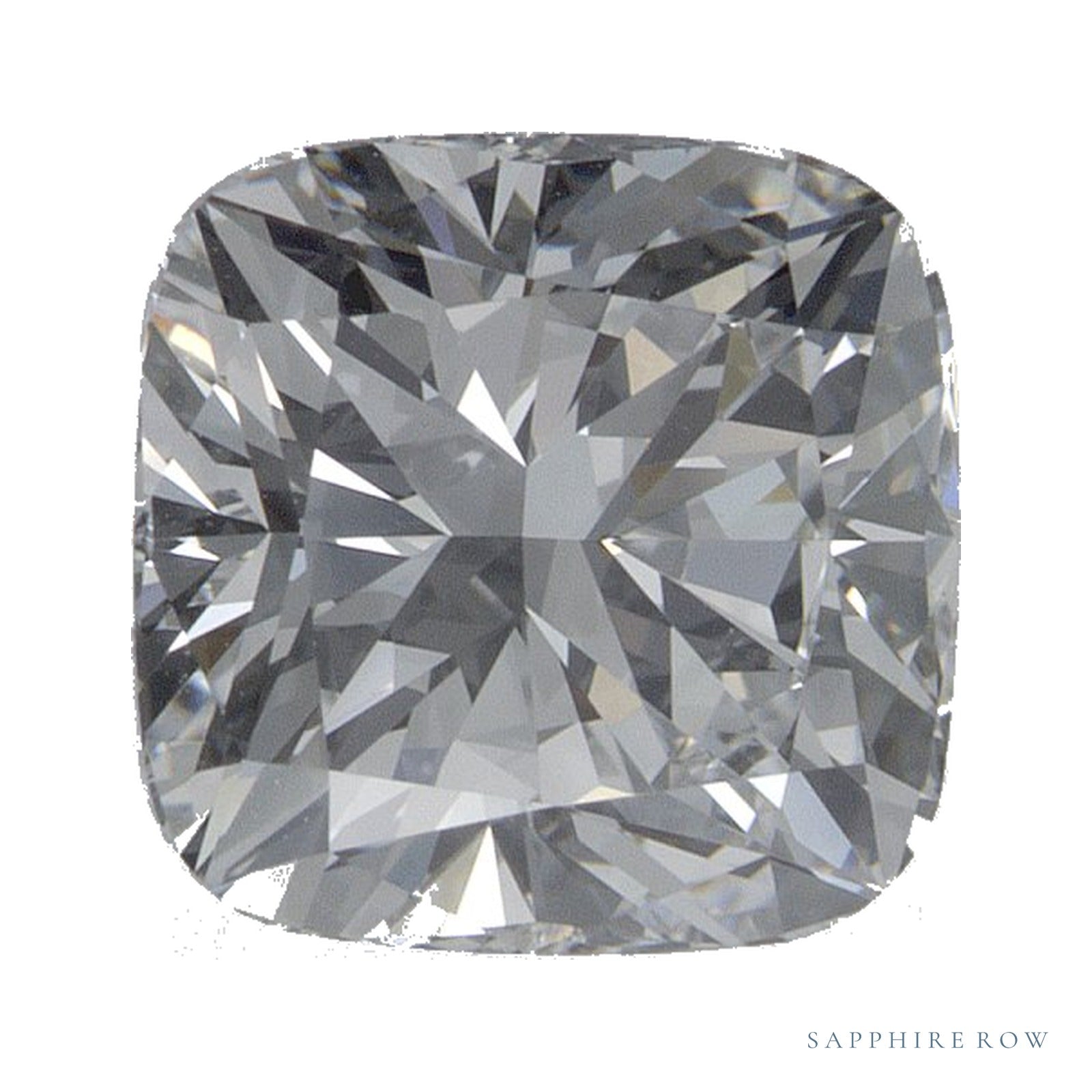 1.71 ct Cushion Lab-Grown Diamond – D VVS2 — Sapphire Row · cut · cut3 · cut4