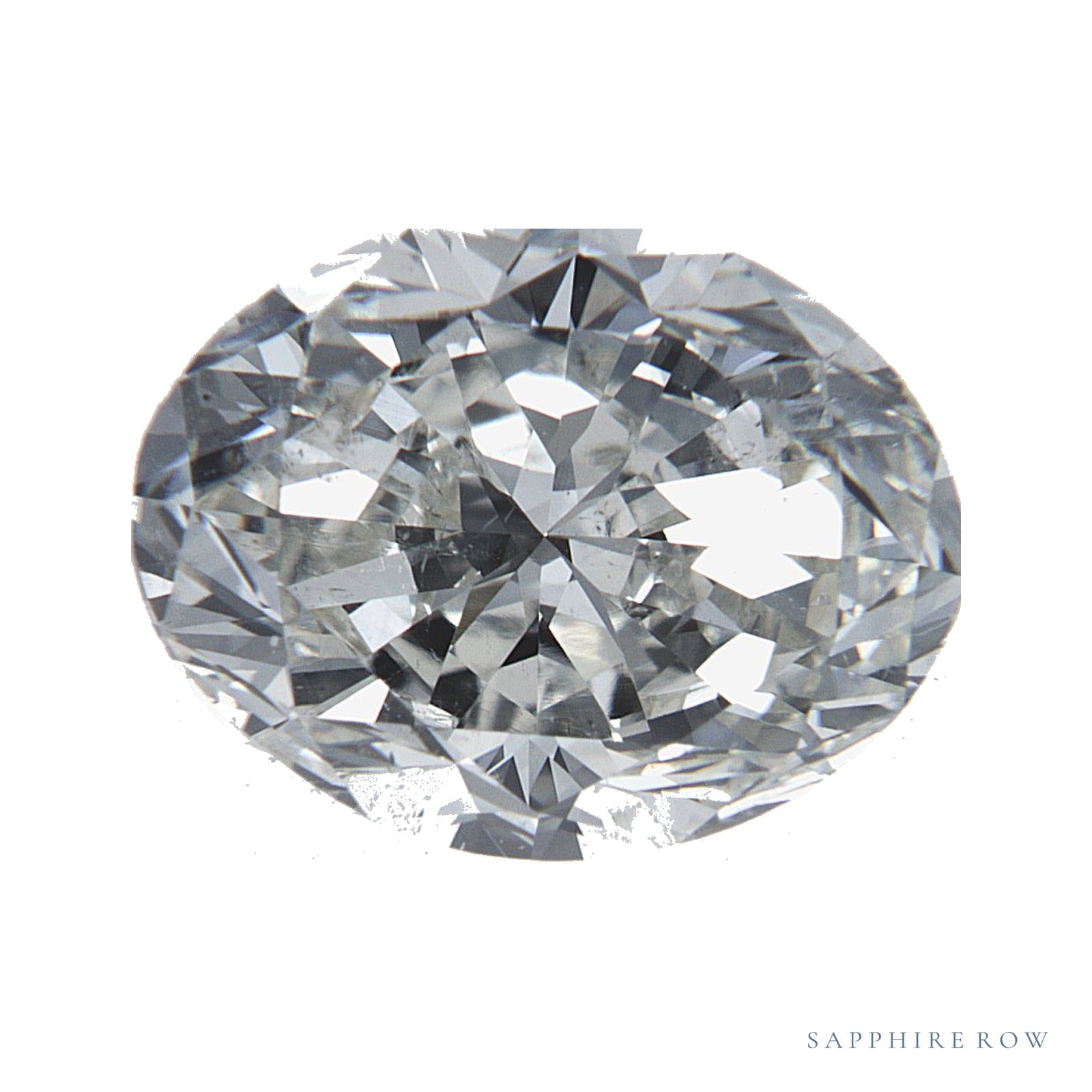 1.70 ct Oval Natural Diamond – I SI1 — Sapphire Row · cut · cut3 · cut4