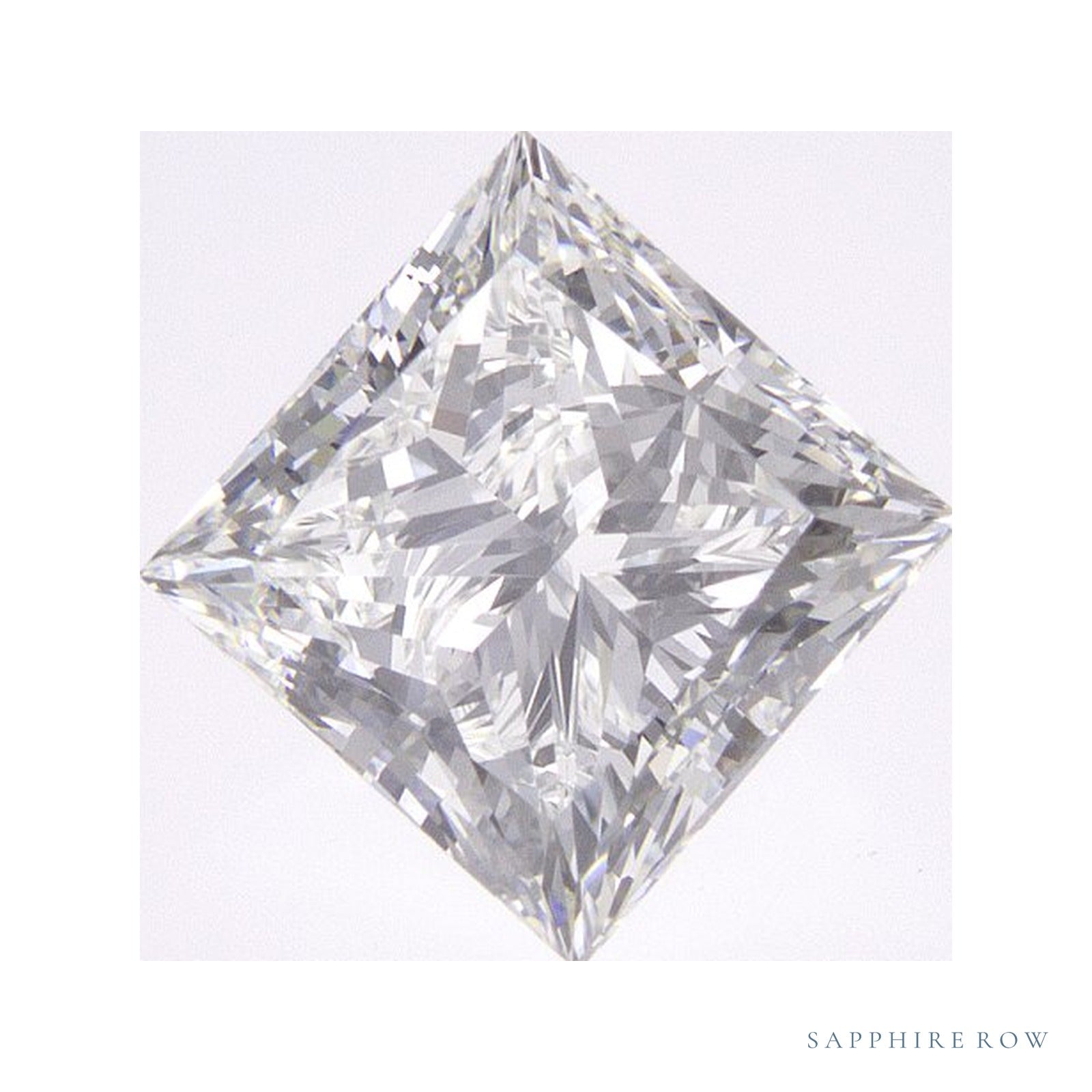1.70 ct Square Natural Diamond – F VS1 — Sapphire Row · cut · cut3 · cut4