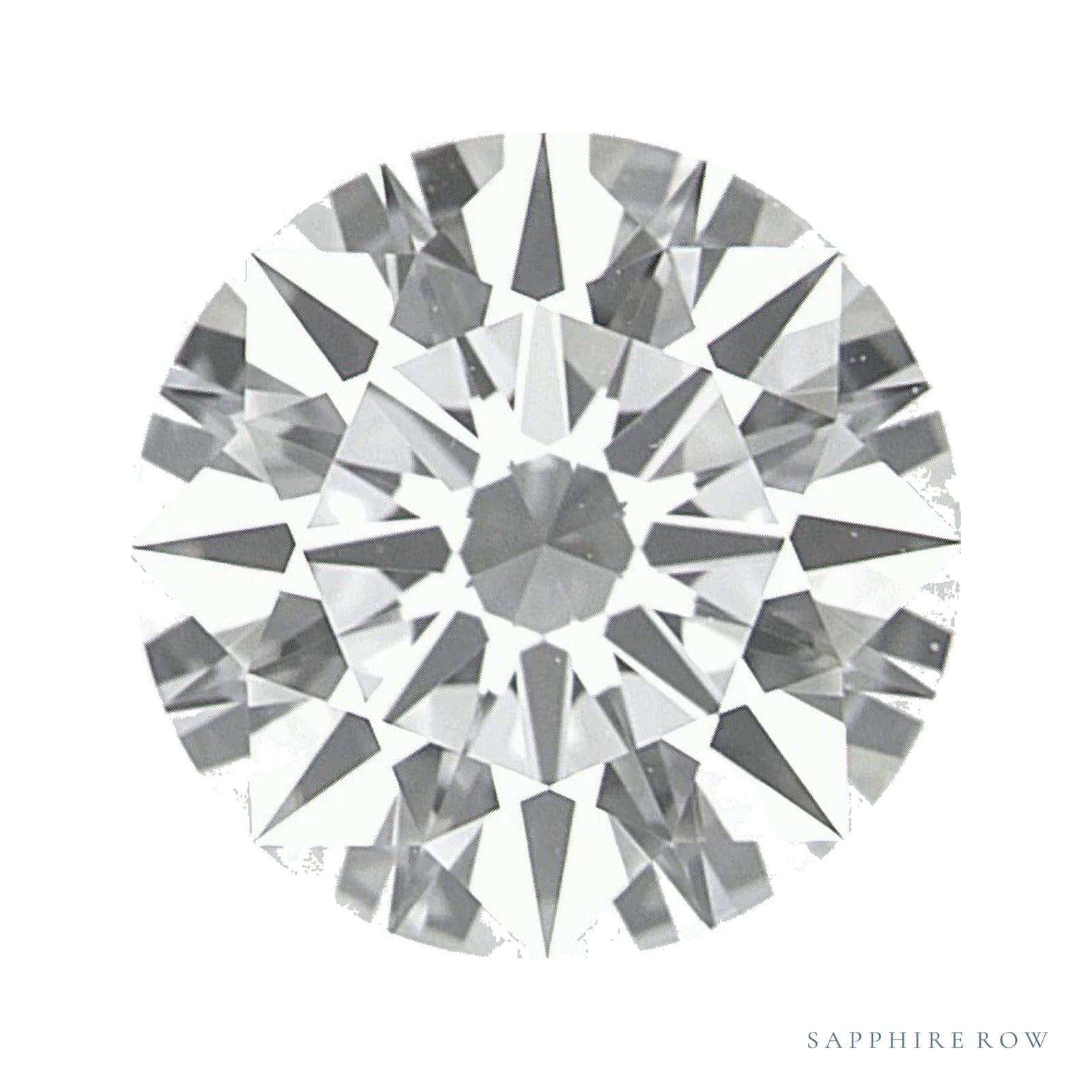 1.70 ct lab-grown diamond, round cut | Sapphire Row · cut4