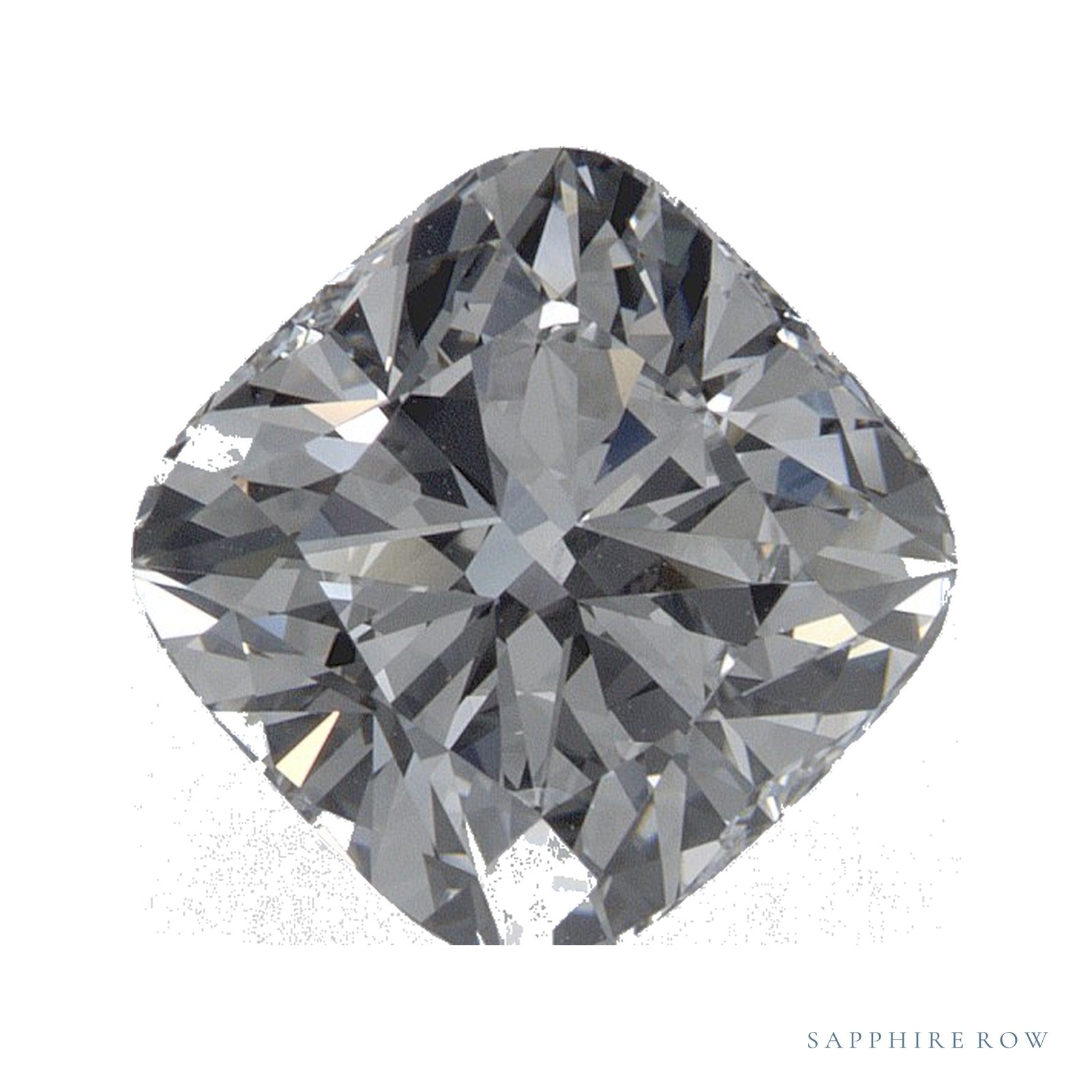 1.68 ct Cushion Lab-Grown Diamond – D VVS2 — Sapphire Row · cut · cut3 · cut4