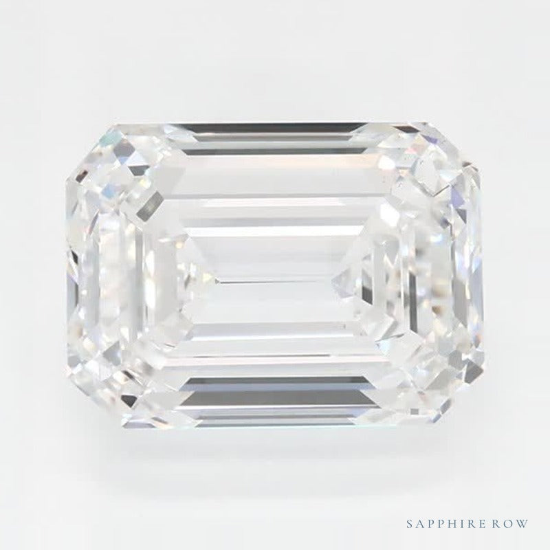 1.68 ct lab-grown diamond, emerald cut | Sapphire Row · cut6