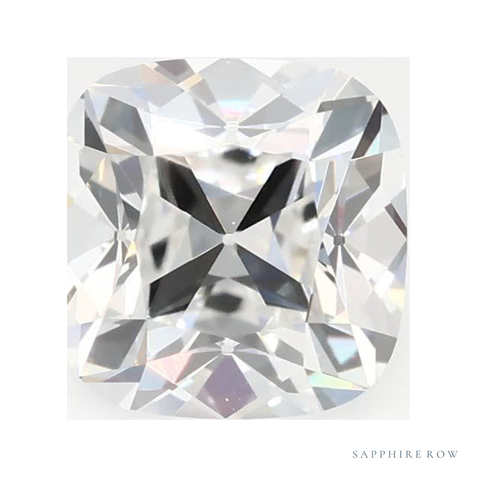 1.64 ct Cushion Lab-Grown Diamond – F VVS2 — Sapphire Row · cut · cut3 · cut4