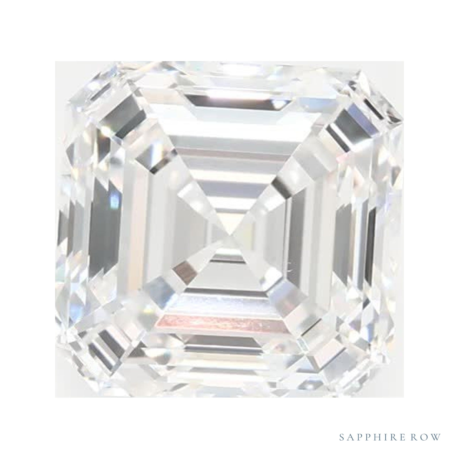 1.64 ct lab-grown diamond, asscher cut | Sapphire Row · cut4