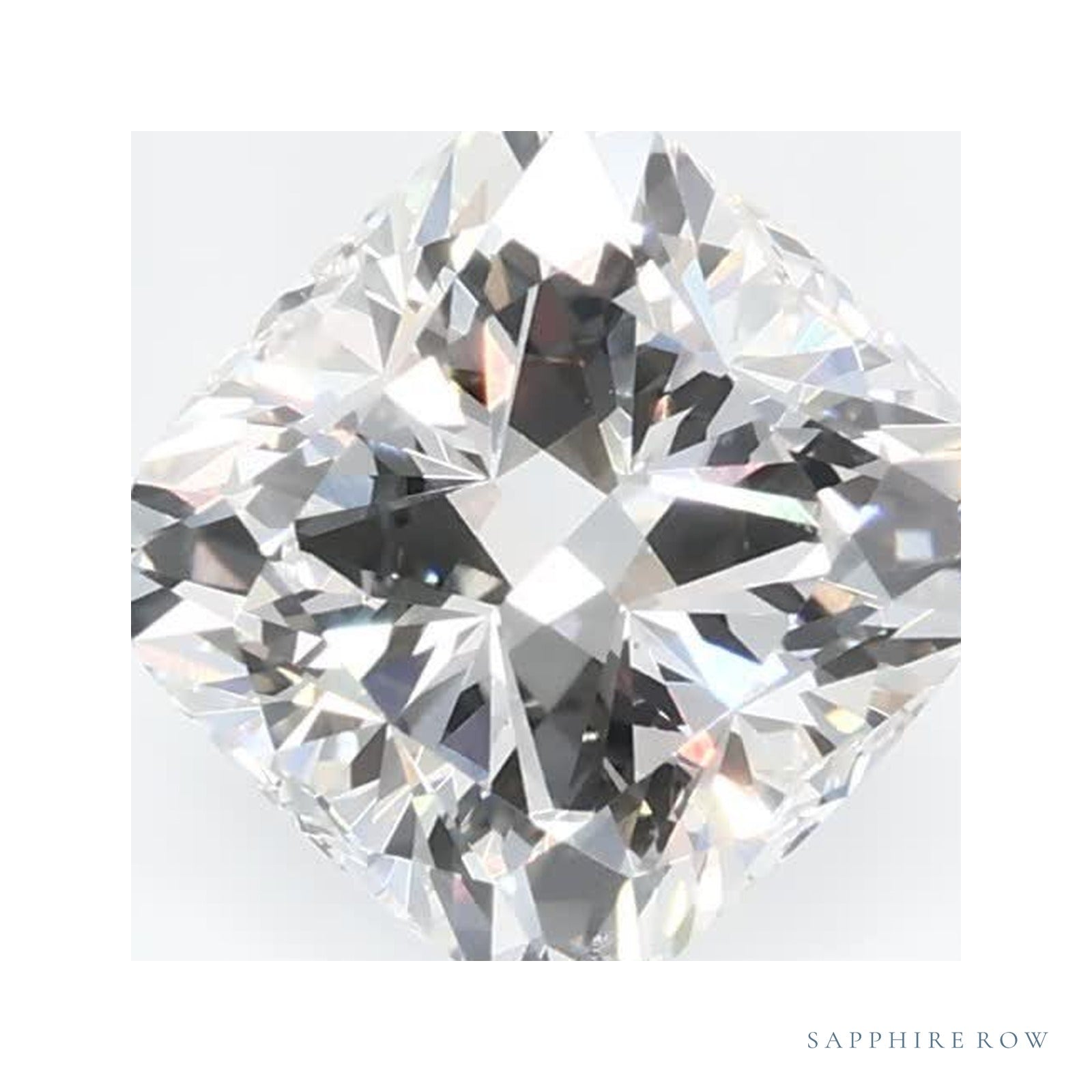 1.64 ct Cushion Lab-Grown Diamond – F VS1 — Sapphire Row · cut · cut3 · cut4