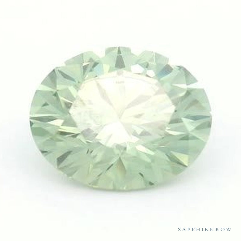 1.59 ct lab-grown fancy vivid green diamond, round cut | Sapphire Row · cut7