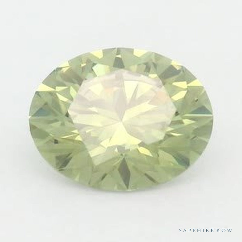 1.59 ct lab-grown fancy vivid green diamond, round cut | Sapphire Row · cut7