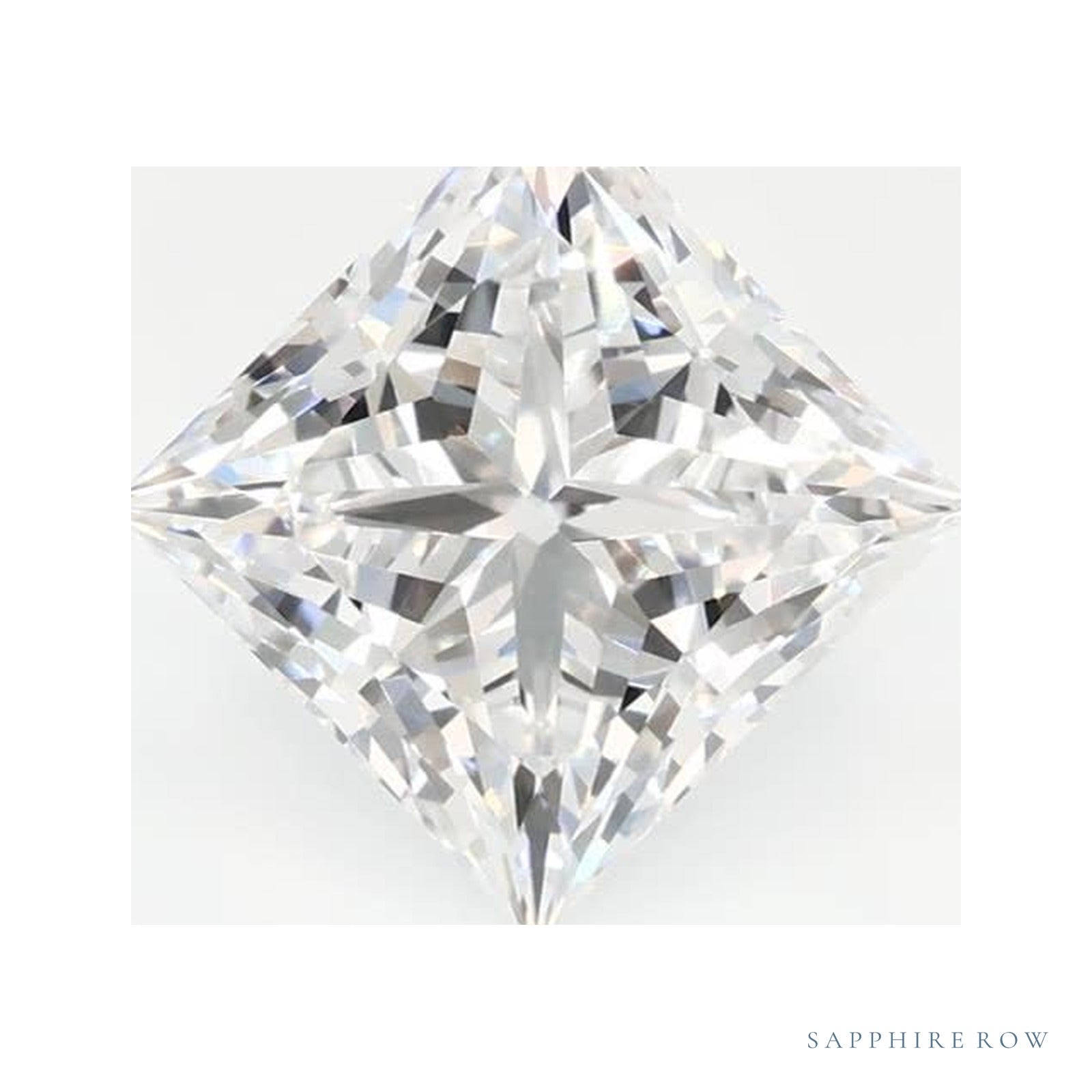 1.59 ct lab-grown diamond, square cut | Sapphire Row · cut4