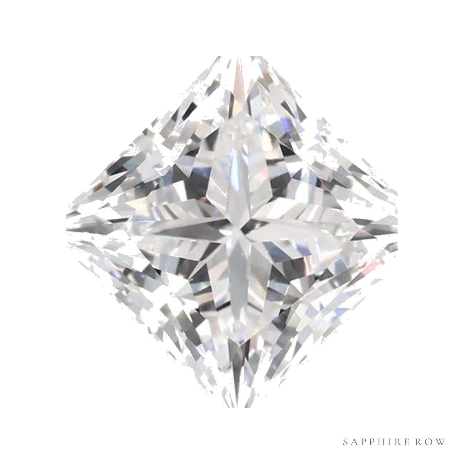 1.59 ct lab-grown diamond, square cut | Sapphire Row · cut4