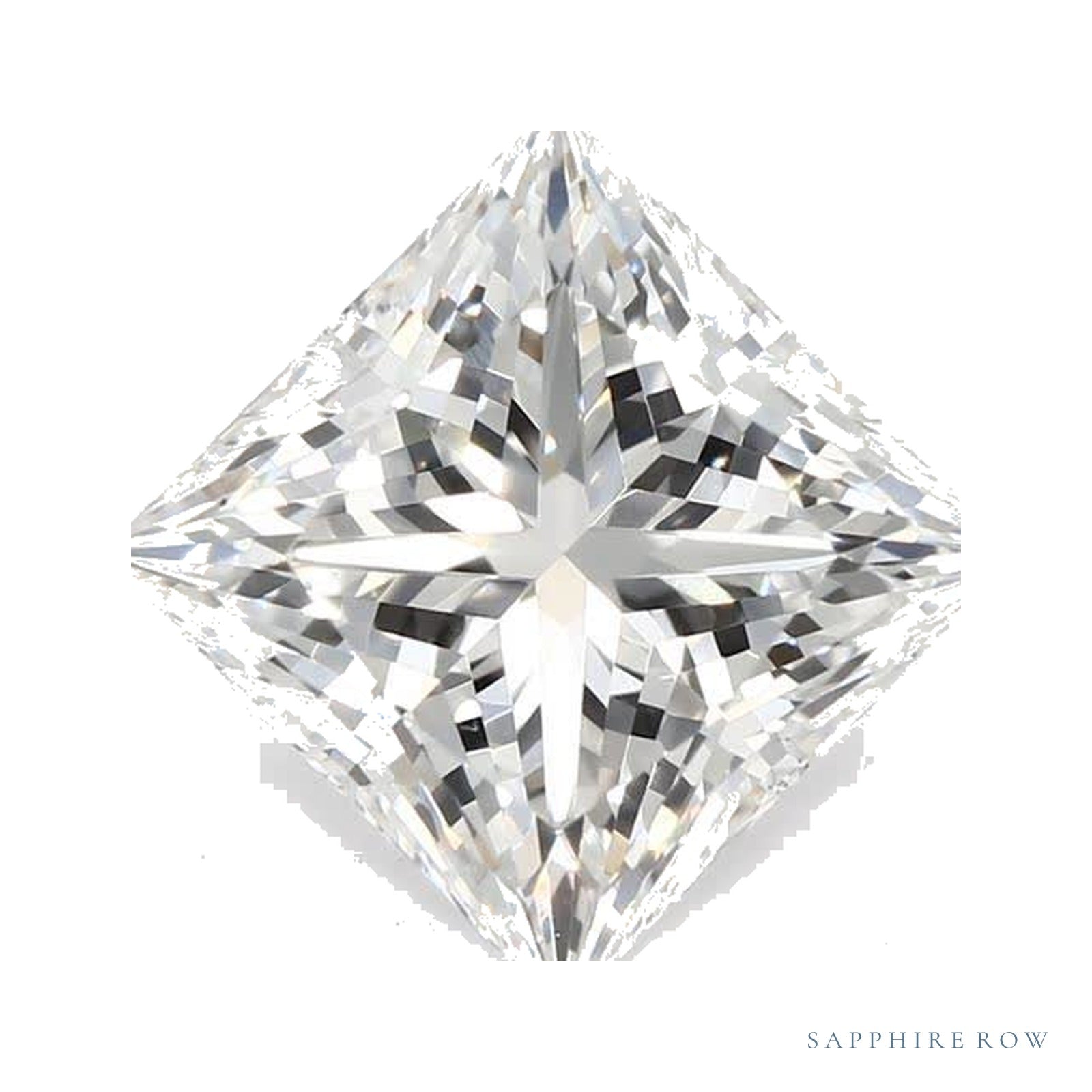 1.59 ct Square Lab-Grown Diamond – E VS2 — Sapphire Row · cut · cut3 · cut4