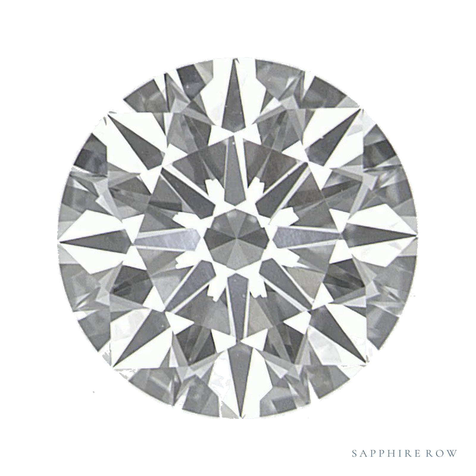 1.59 ct lab-grown diamond, round cut | Sapphire Row · cut4