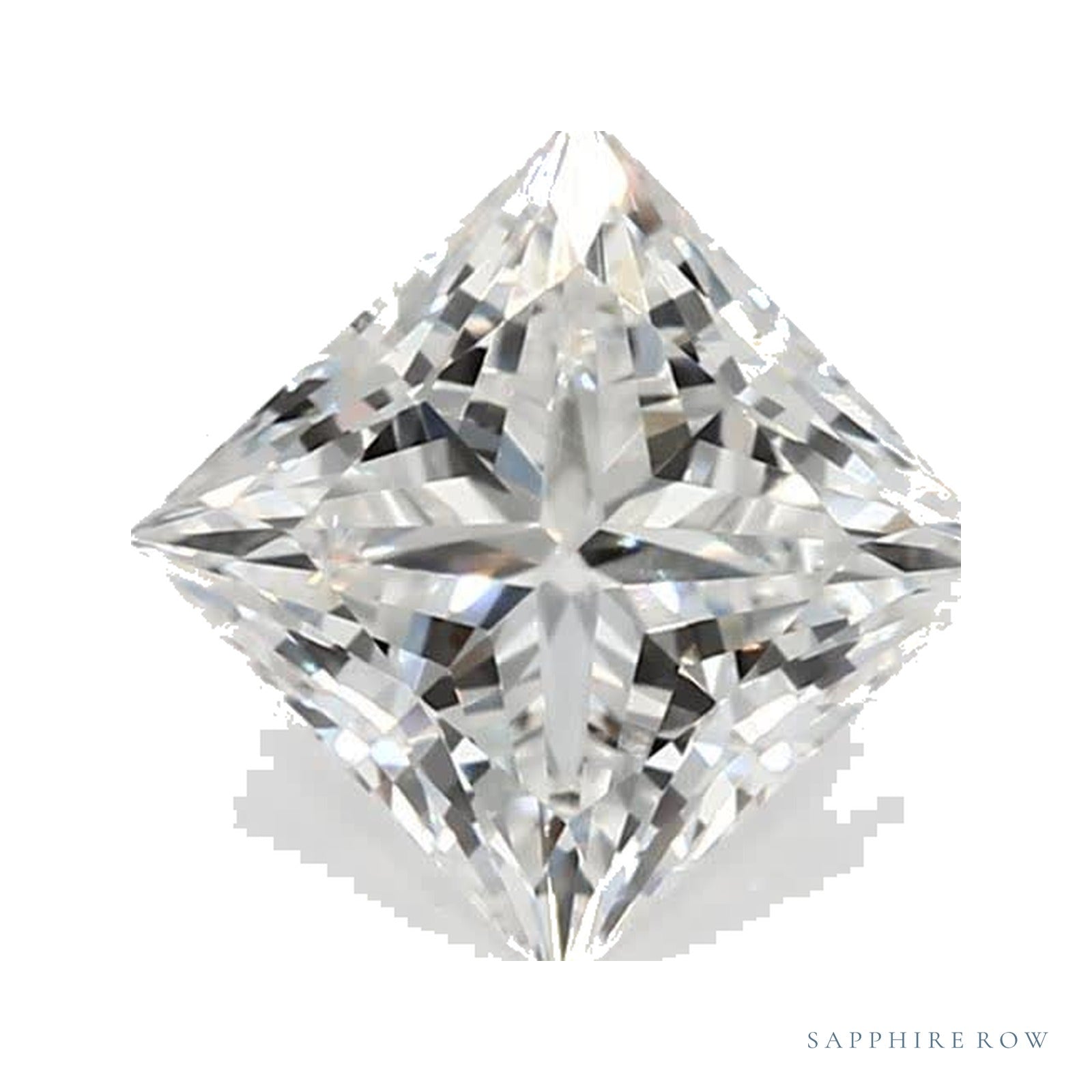 1.57 ct Square Lab-Grown Diamond – E VVS2 — Sapphire Row · cut · cut3 · cut4