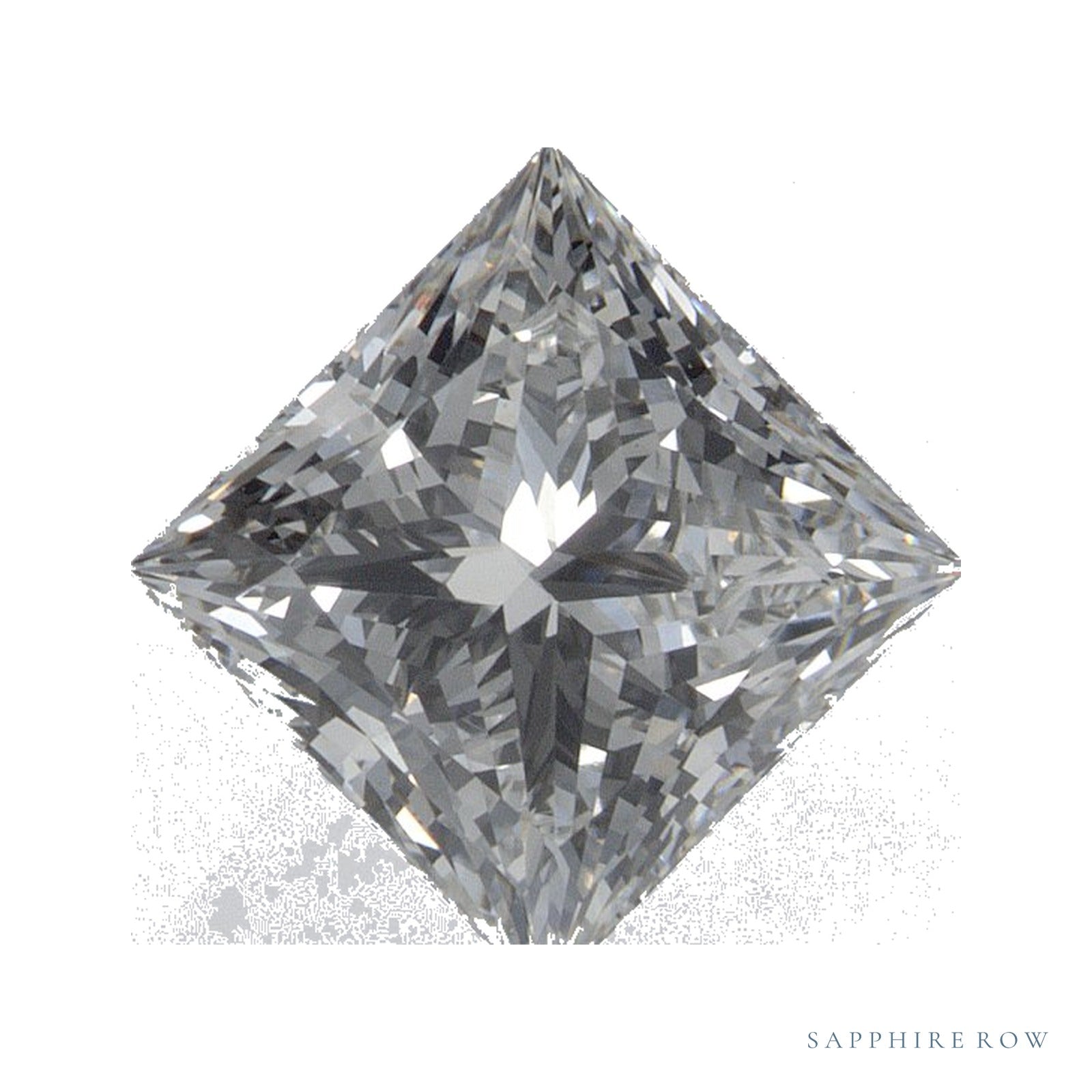 1.57 ct lab-grown diamond, square cut | Sapphire Row · cut4
