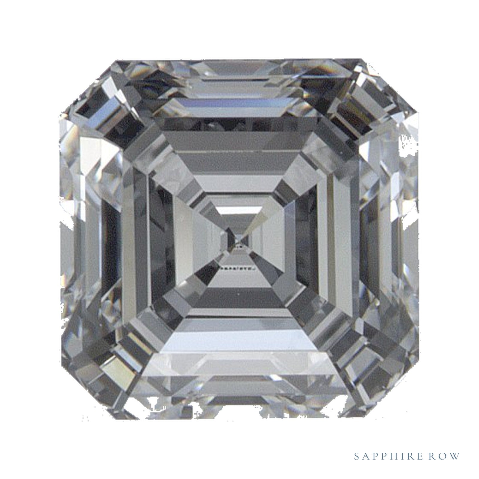 1.57 ct lab-grown diamond, asscher cut | Sapphire Row · cut4