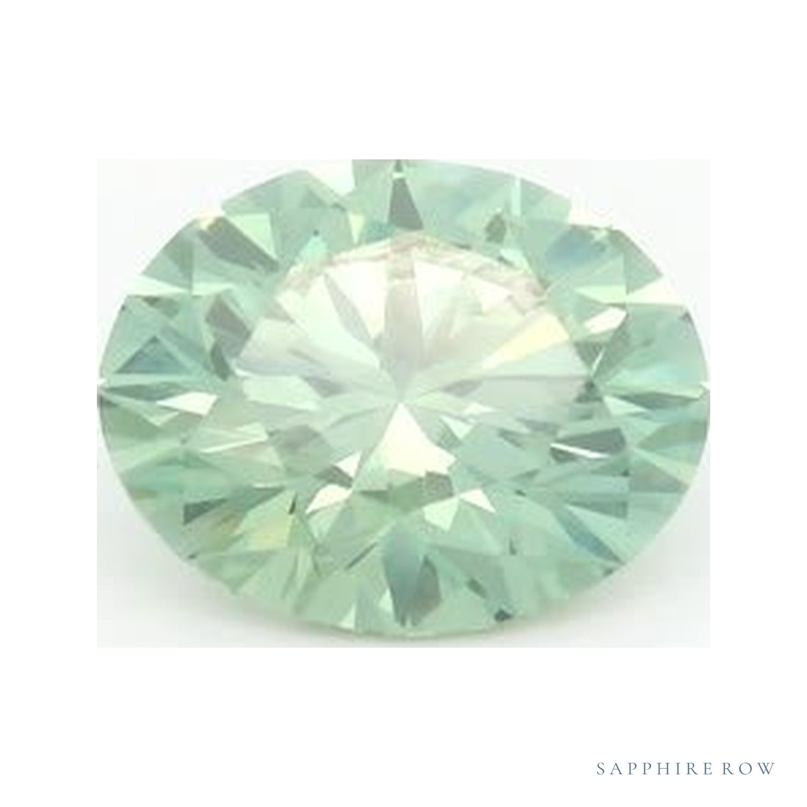 1.56 ct lab-grown fancy vivid green diamond, round cut | Sapphire Row · cut4