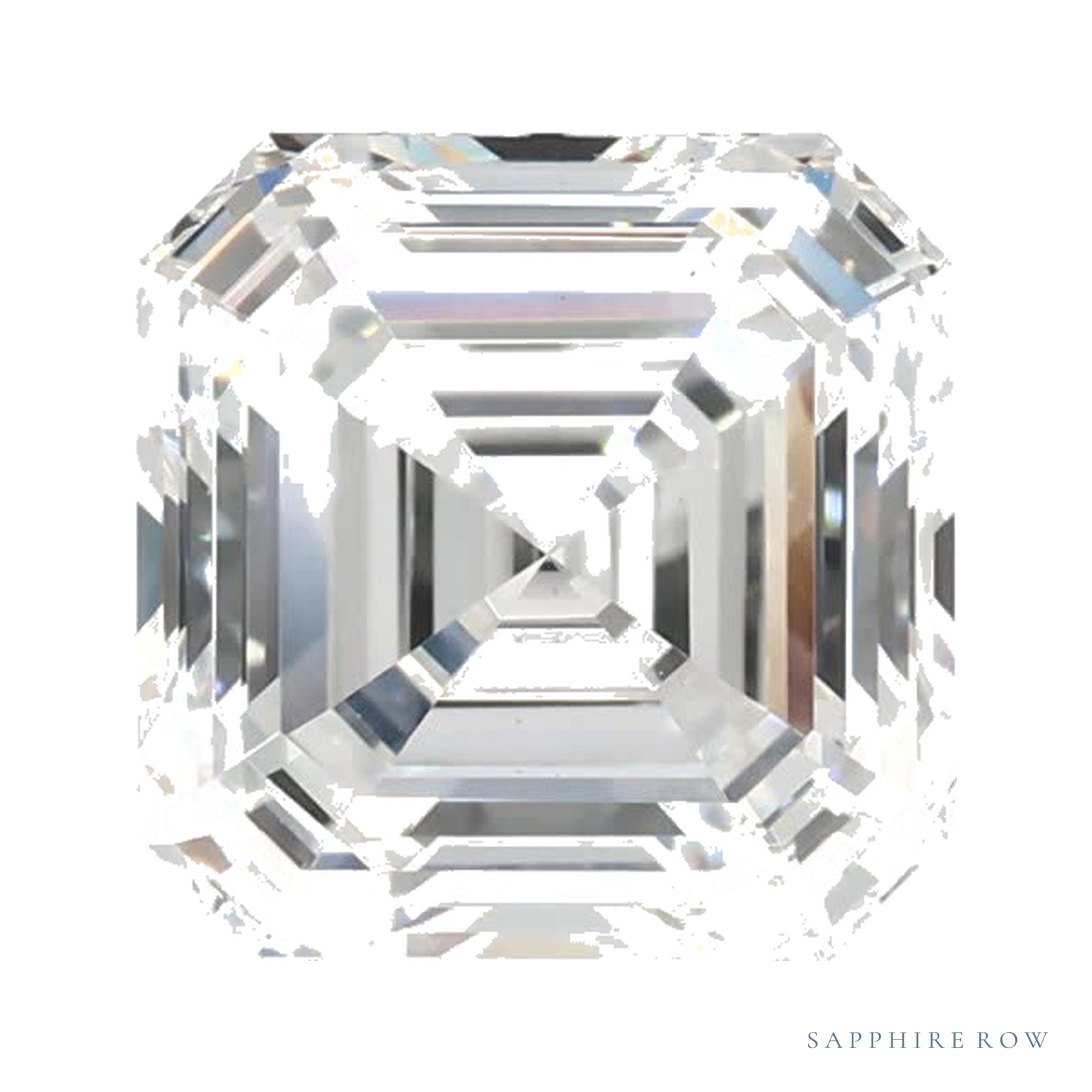 1.56 ct lab-grown diamond, asscher cut | Sapphire Row · cut4