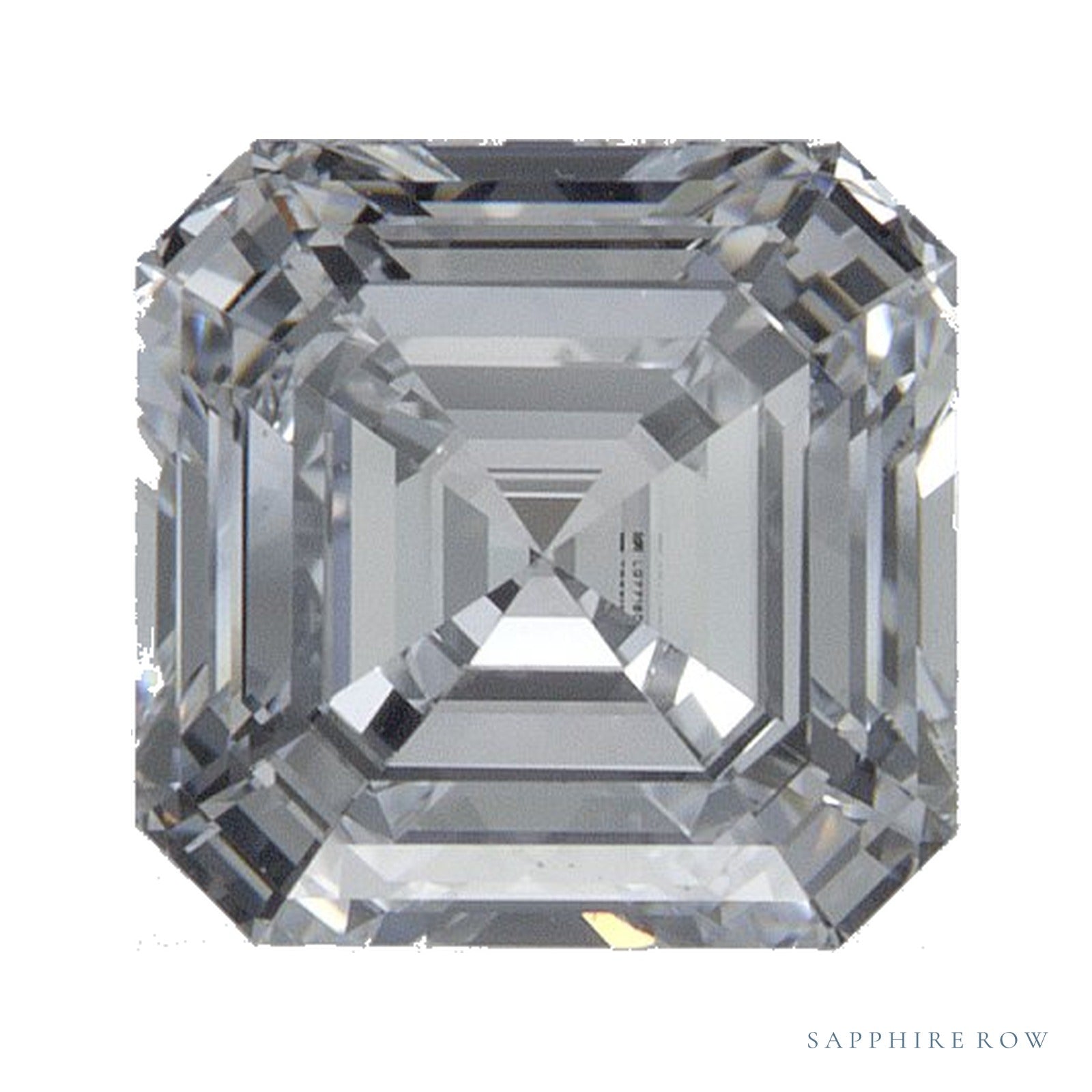 1.56 ct Asscher Lab-Grown Diamond – D VVS1 — Sapphire Row · cut · cut3 · cut4