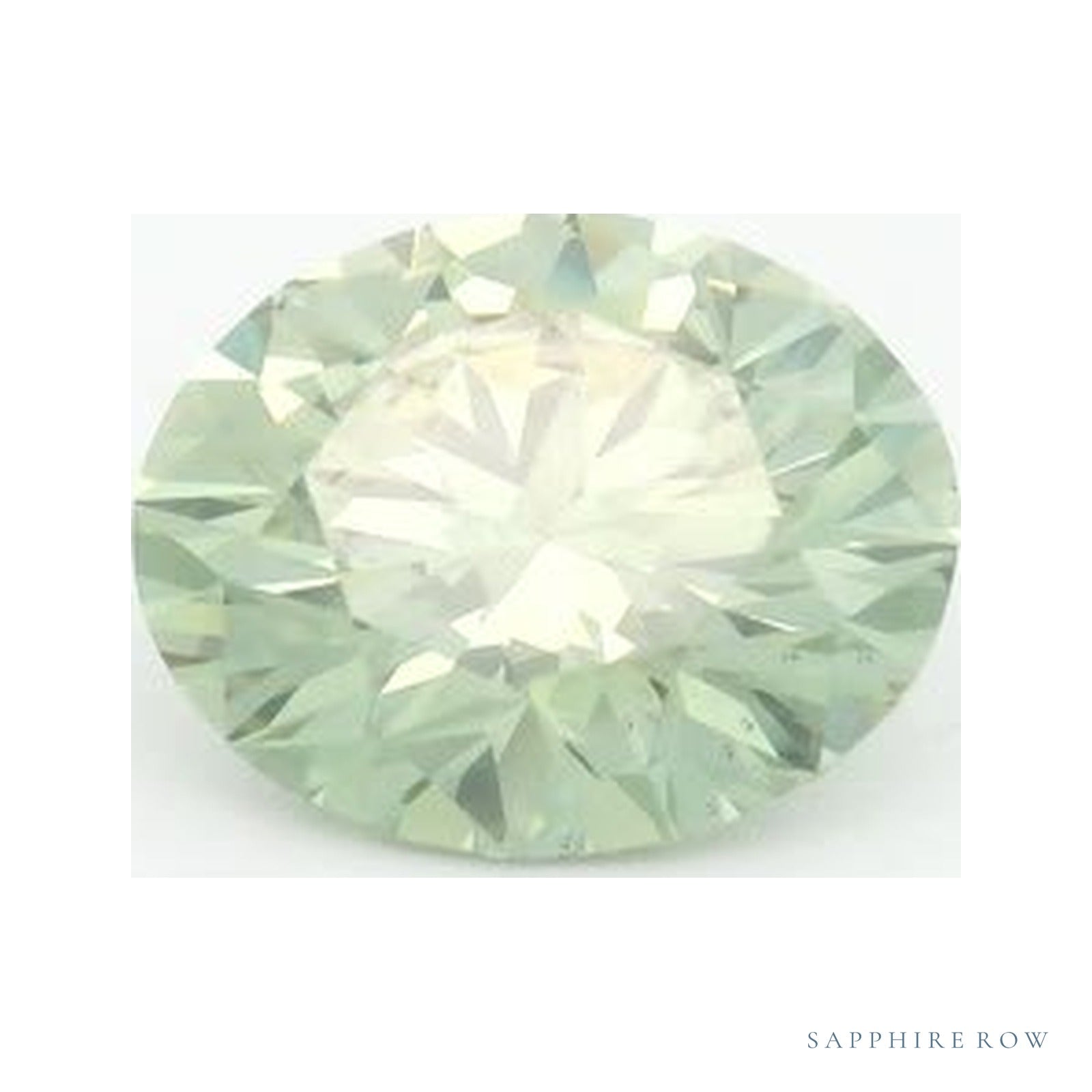 1.55 ct lab-grown fancy vivid green diamond, round cut | Sapphire Row · cut4
