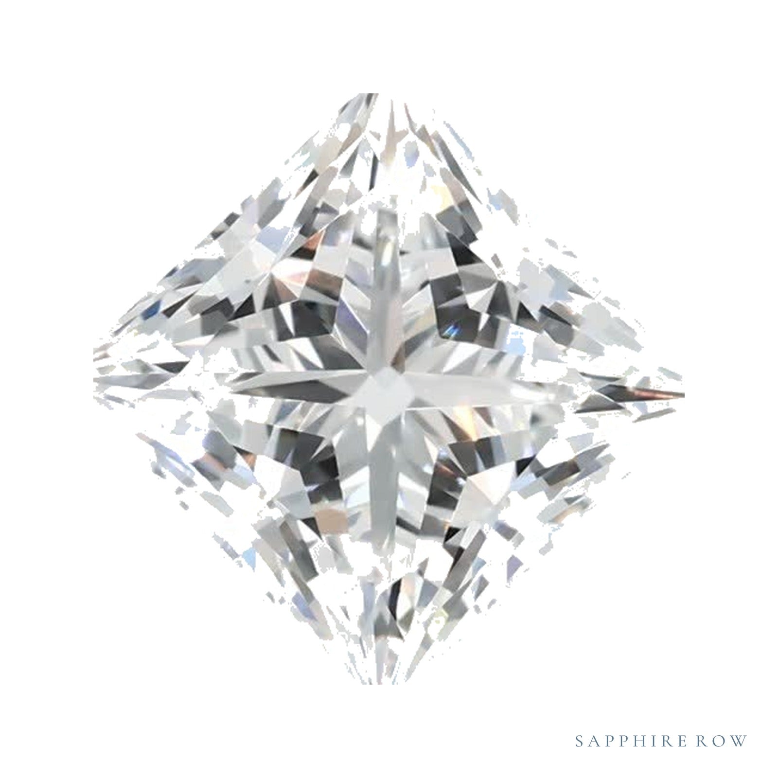 1.55 ct lab-grown diamond, square cut | Sapphire Row · cut4