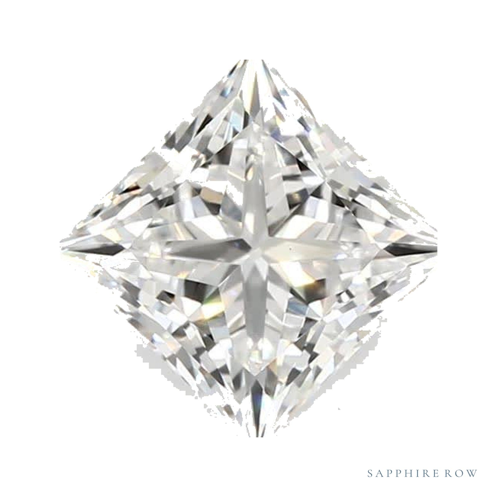 1.55 ct Square Lab-Grown Diamond – D VS1 — Sapphire Row · cut · cut3 · cut4