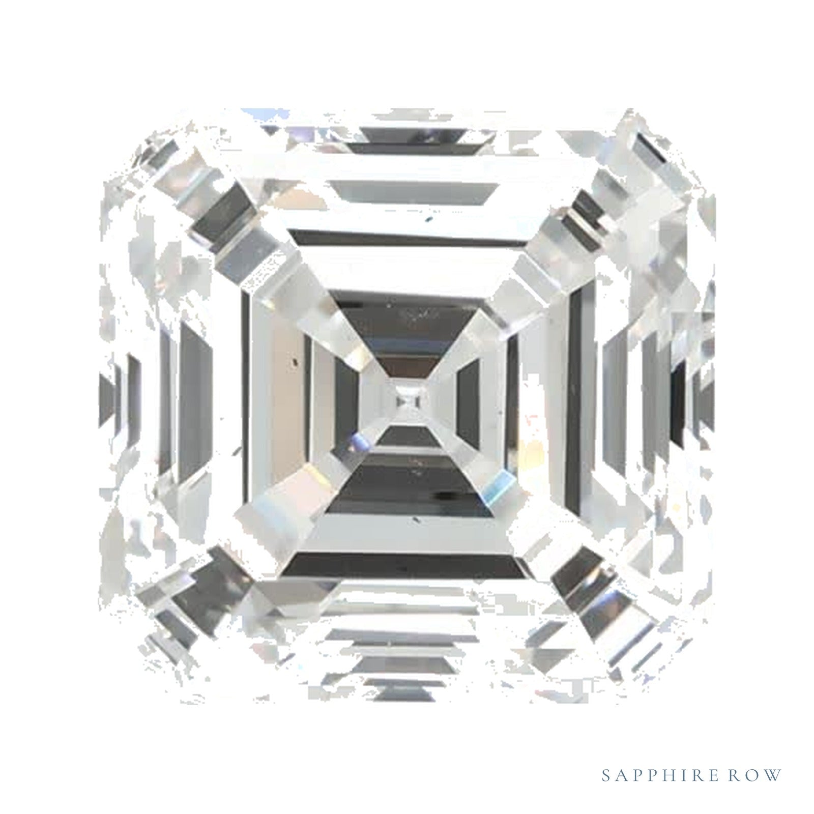 1.55 ct lab-grown diamond, asscher cut | Sapphire Row · cut4