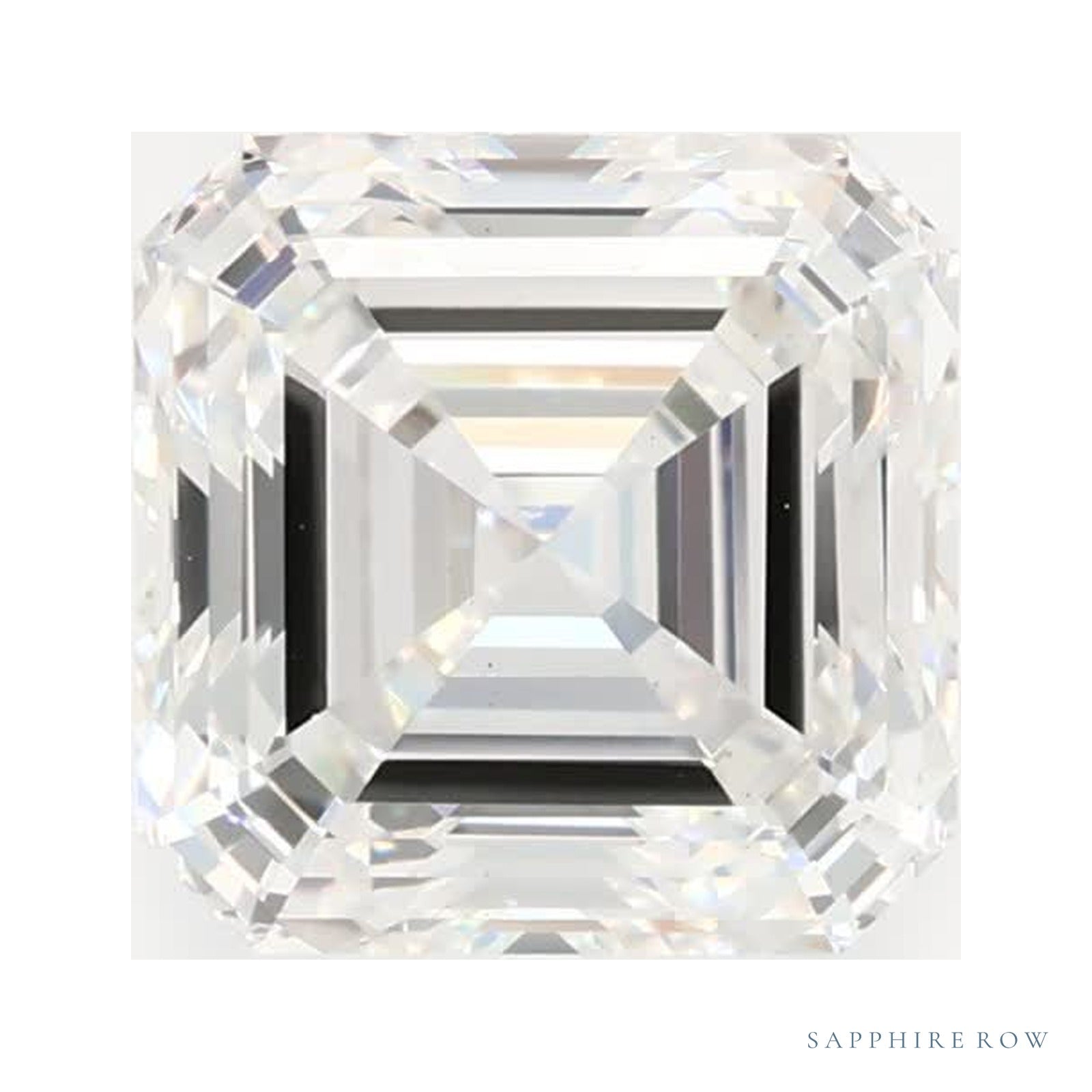 1.54 ct Asscher Lab-Grown Diamond – F VS1 — Sapphire Row · cut · cut3 · cut4