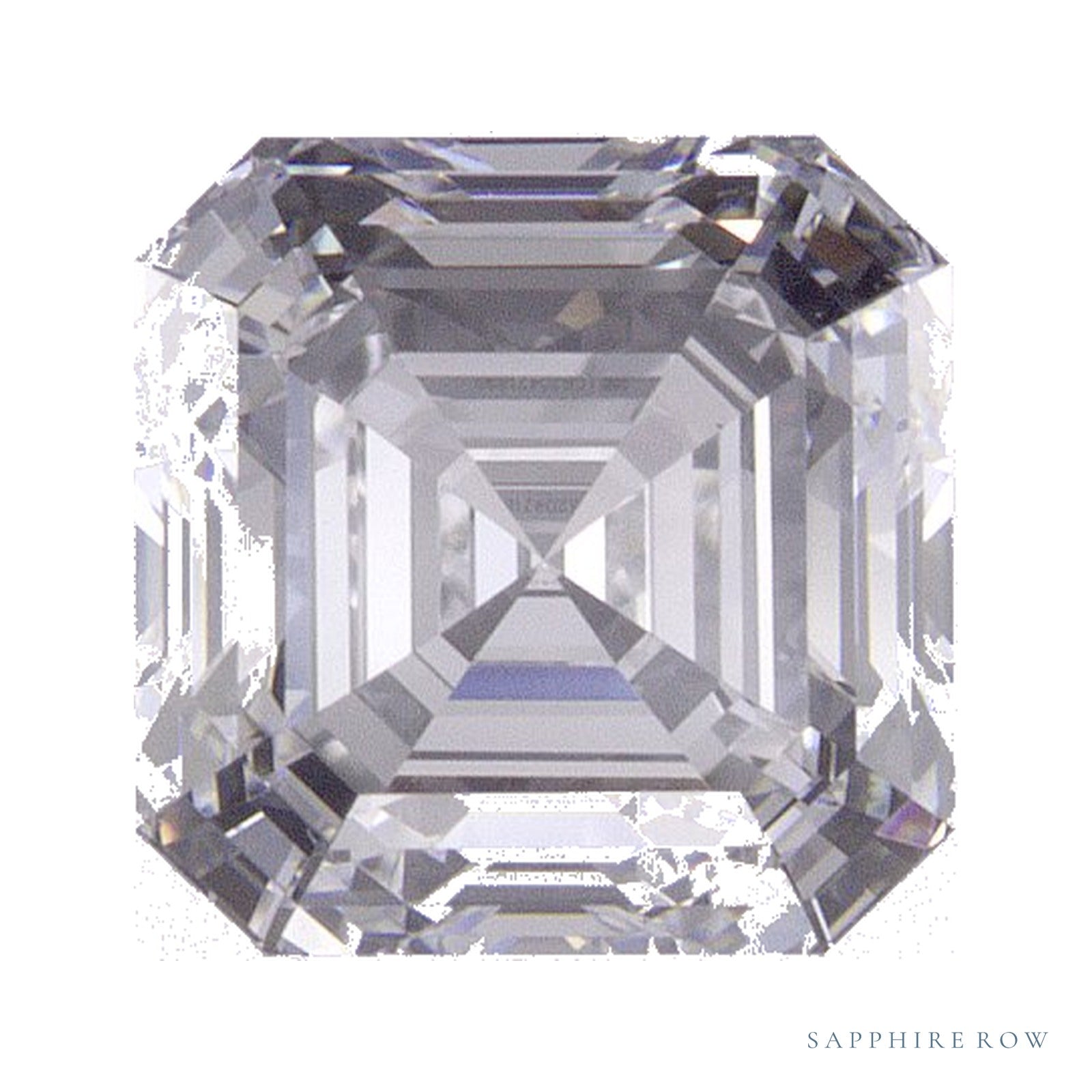 1.54 ct Asscher Lab-Grown Diamond – D VS1 — Sapphire Row · cut · cut3 · cut4