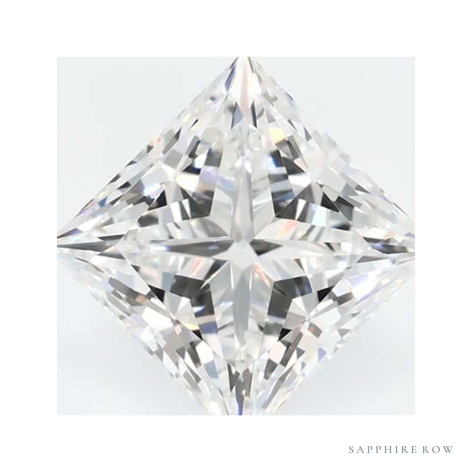 1.53 ct lab-grown diamond, square cut | Sapphire Row · cut4