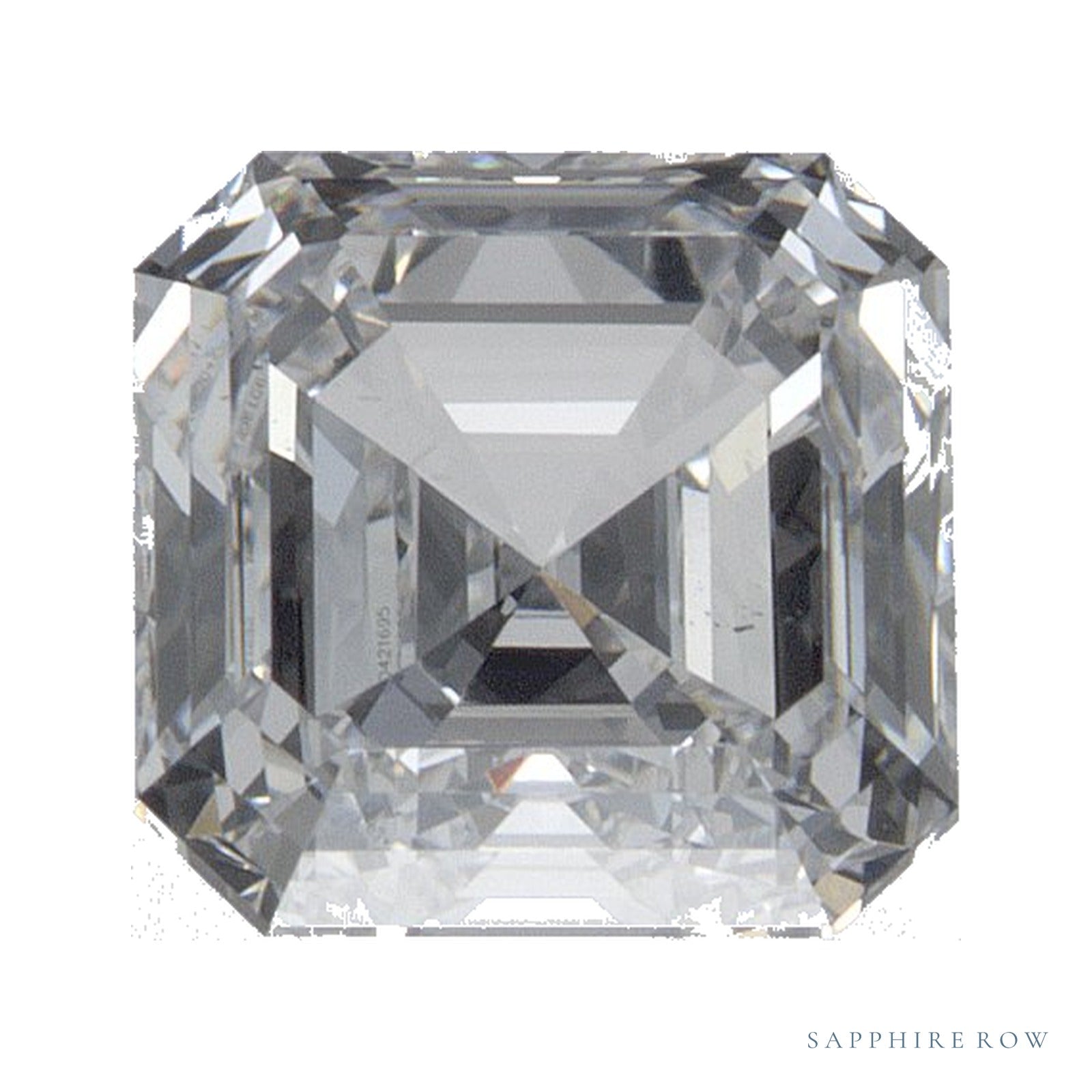 1.53 ct lab-grown diamond, asscher cut | Sapphire Row · cut4