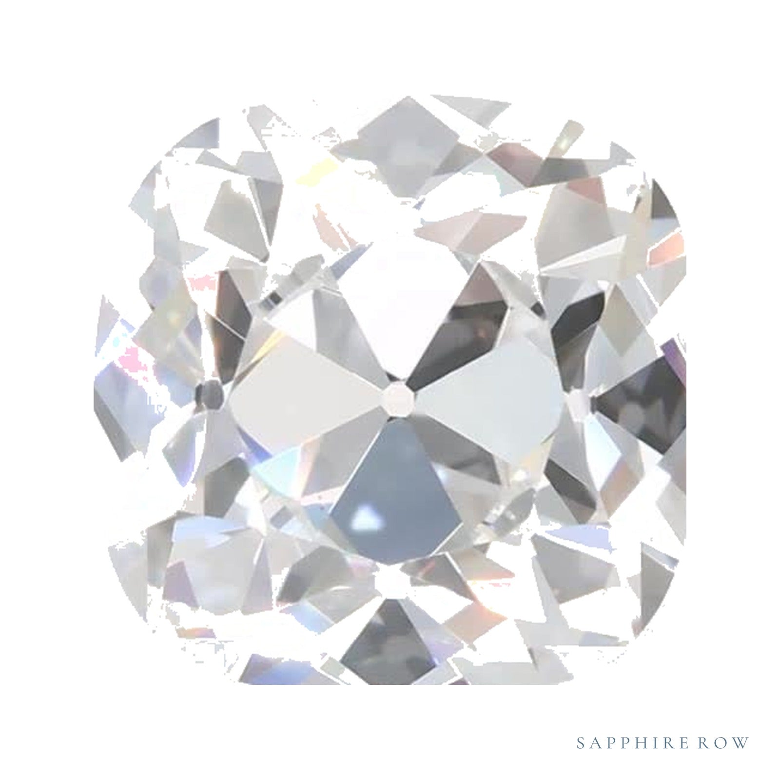 1.53 ct Cushion Lab-Grown Diamond – E VVS2 — Sapphire Row · cut · cut3 · cut4