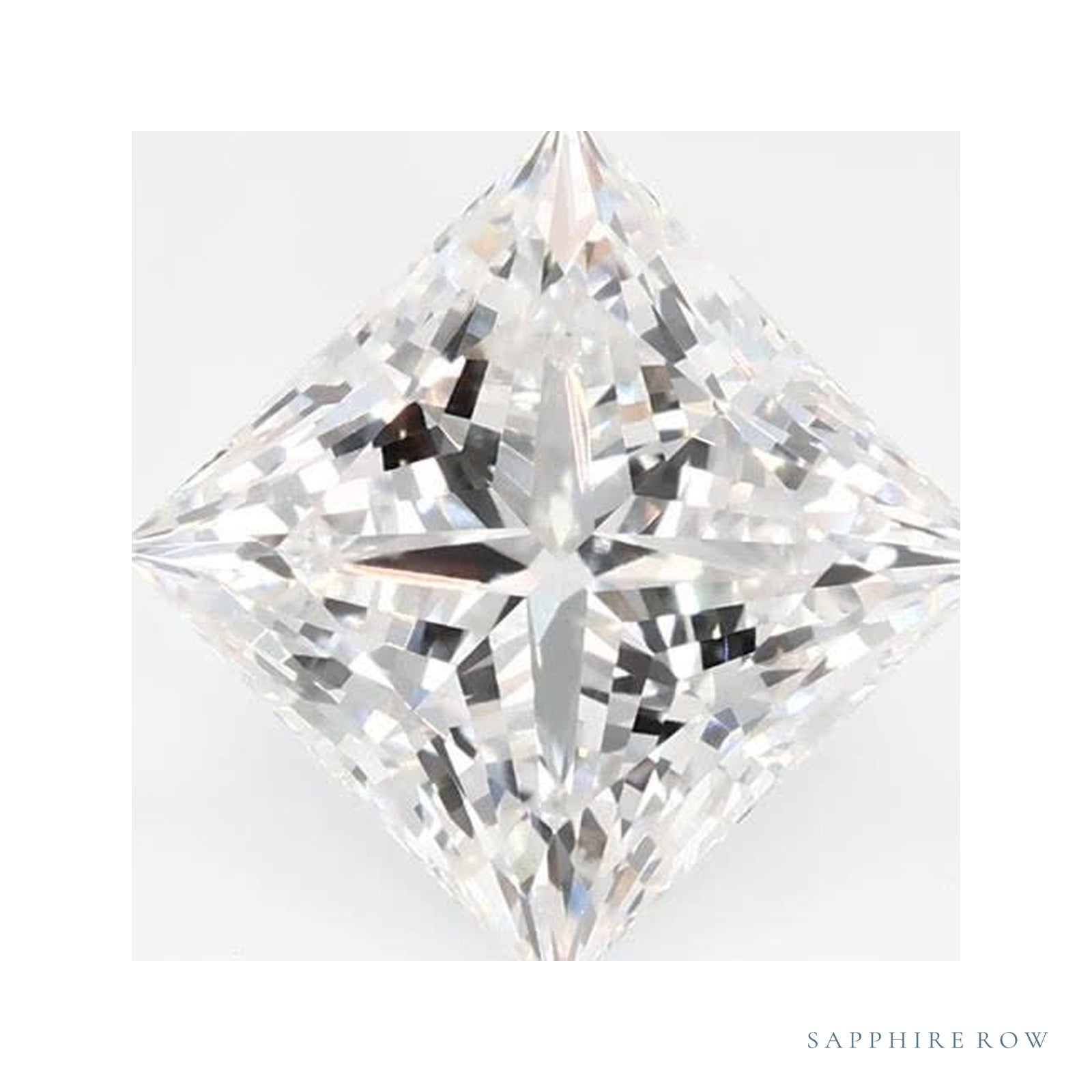 1.52 ct Square Lab-Grown Diamond – F VVS2 — Sapphire Row · cut · cut3 · cut4
