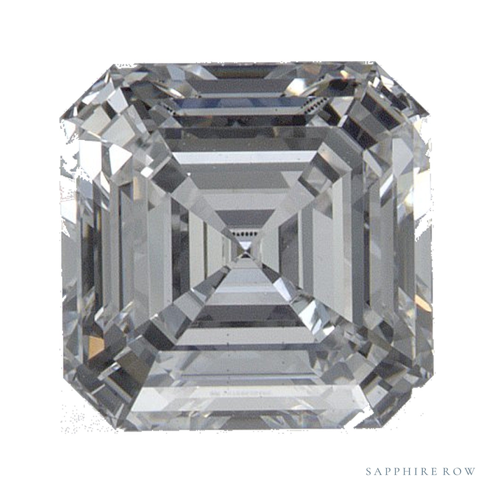 1.52 ct Asscher Lab-Grown Diamond – D VS1 — Sapphire Row · cut · cut3 · cut4