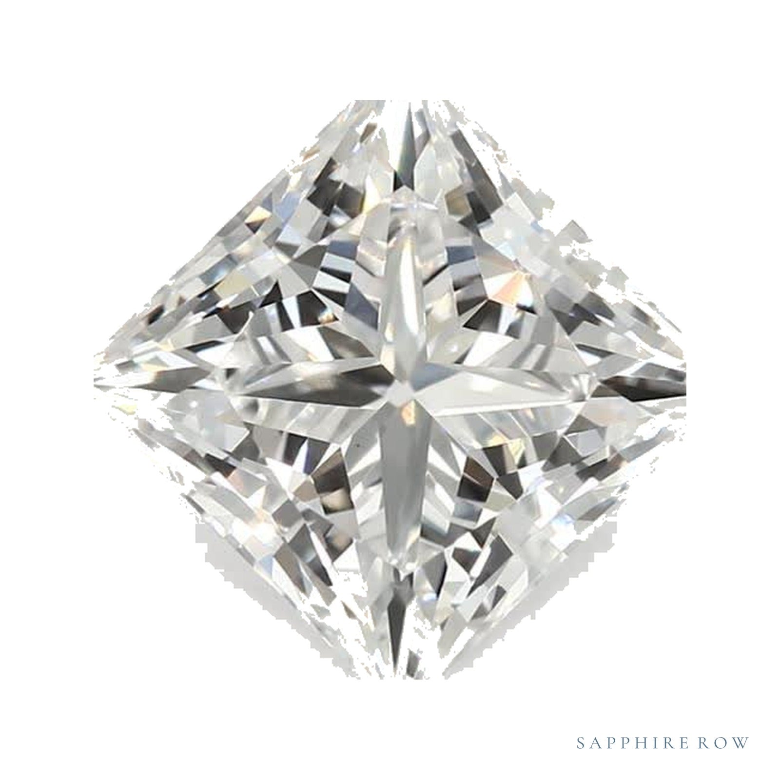 1.51 ct Square Lab-Grown Diamond – F VS1 — Sapphire Row · cut · cut3 · cut4