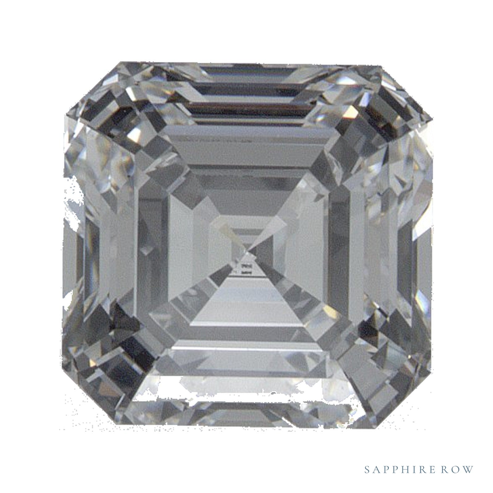 1.51 ct Asscher Lab-Grown Diamond – D VVS2 — Sapphire Row · cut · cut3 · cut4