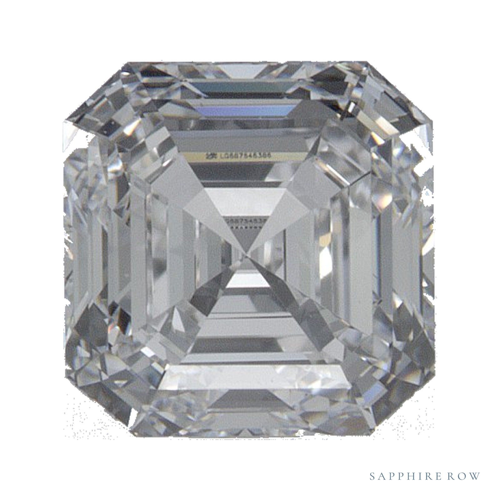 1.51 ct lab-grown diamond, asscher cut | Sapphire Row · cut4