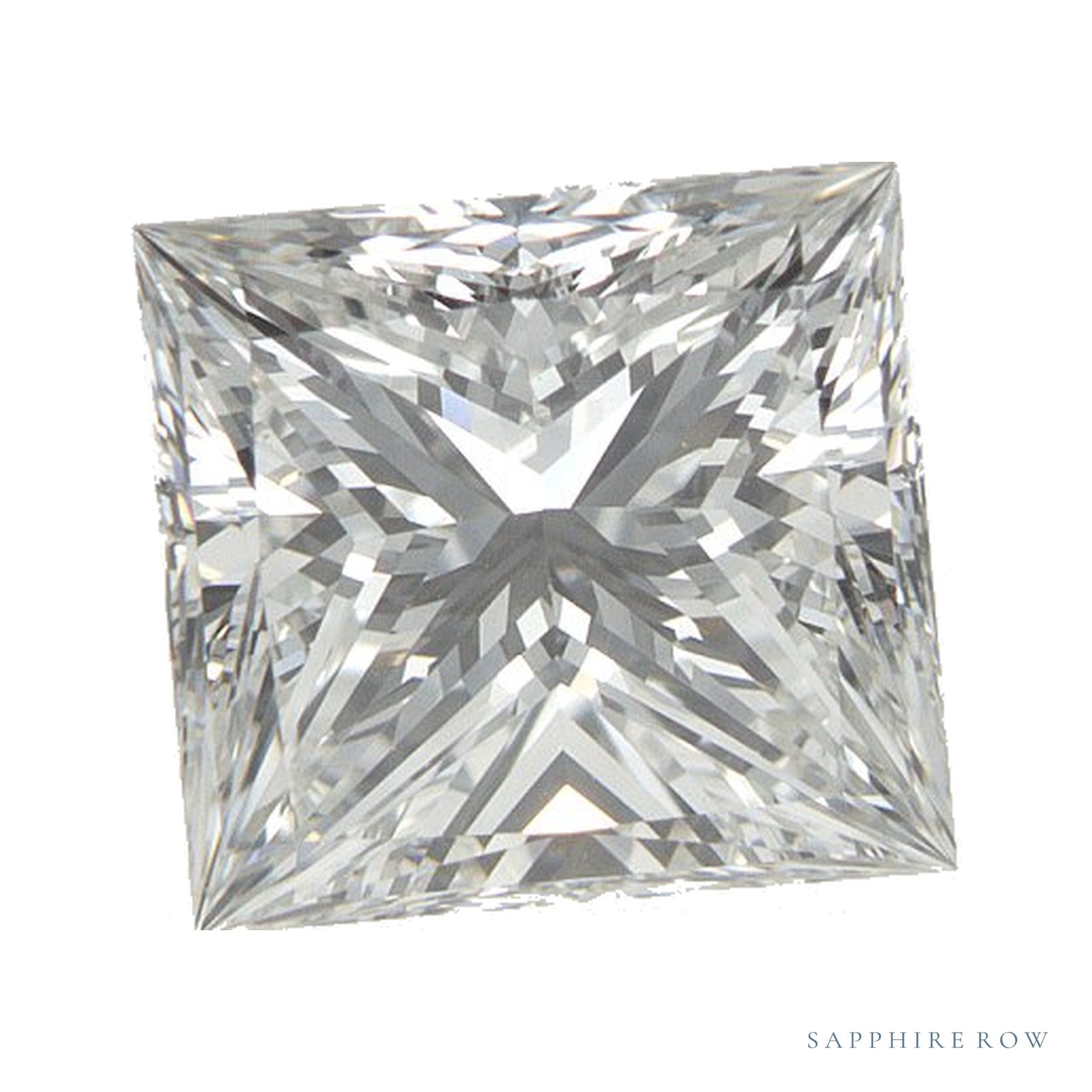 1.50 ct natural diamond, square cut | Sapphire Row · cut4