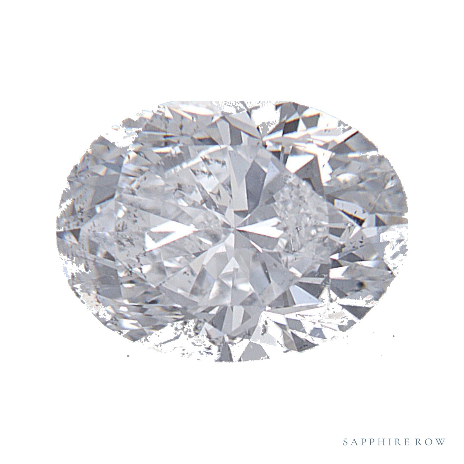 1.50 ct Oval Natural Diamond – D SI2 — Sapphire Row · cut · cut3 · cut4