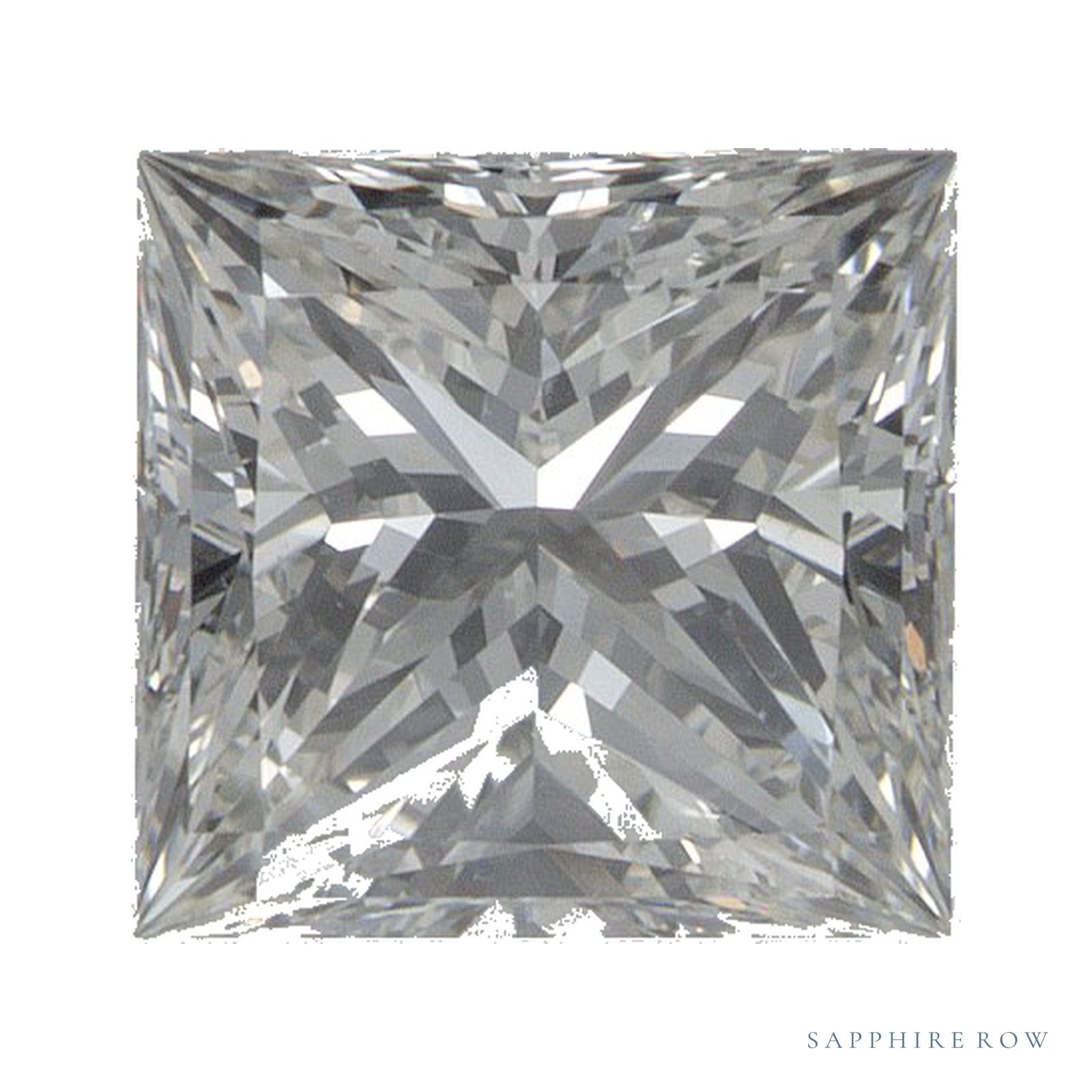 1.50 ct natural diamond, square cut | Sapphire Row · cut4