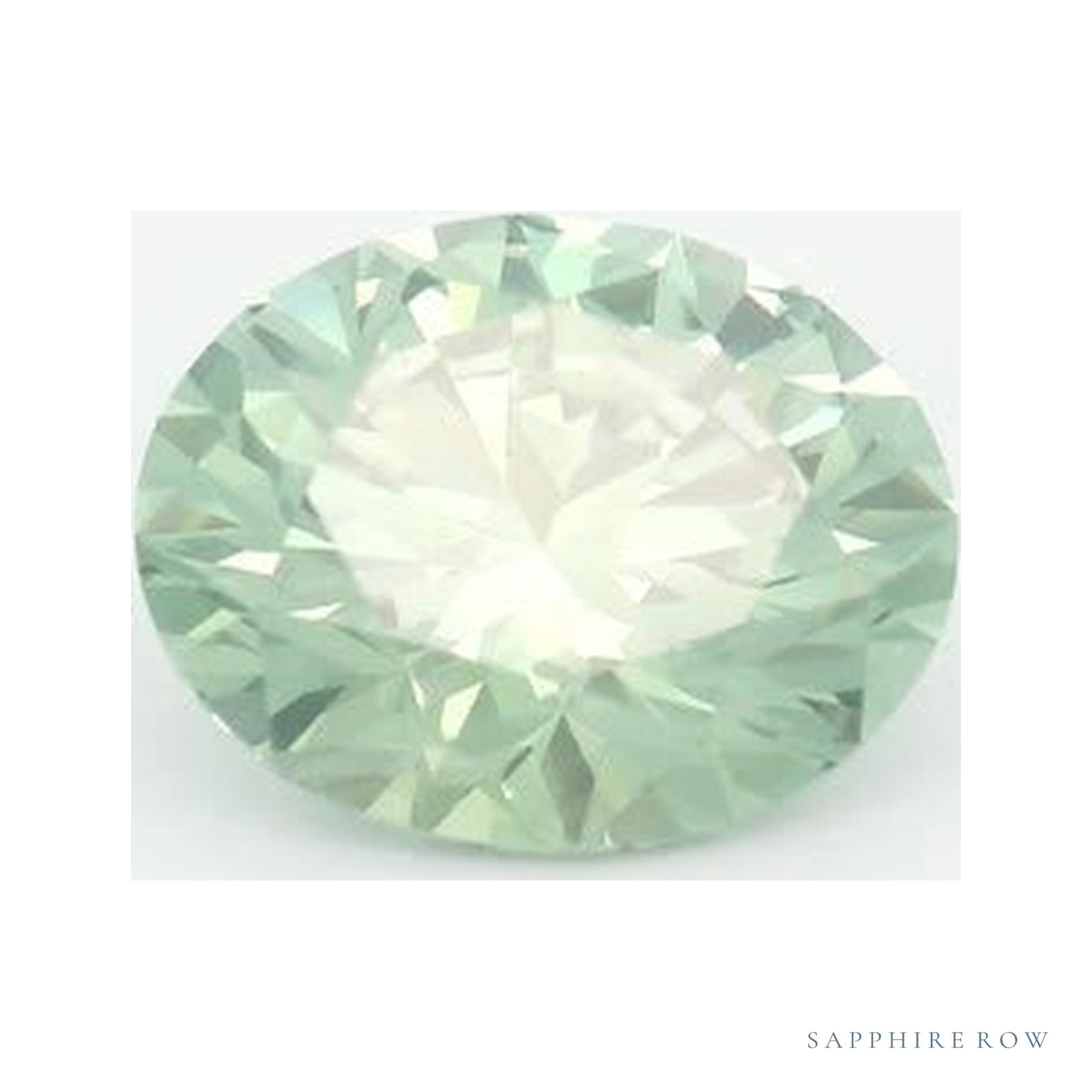 1.50 ct lab-grown fancy vivid green diamond, round cut | Sapphire Row · cut4