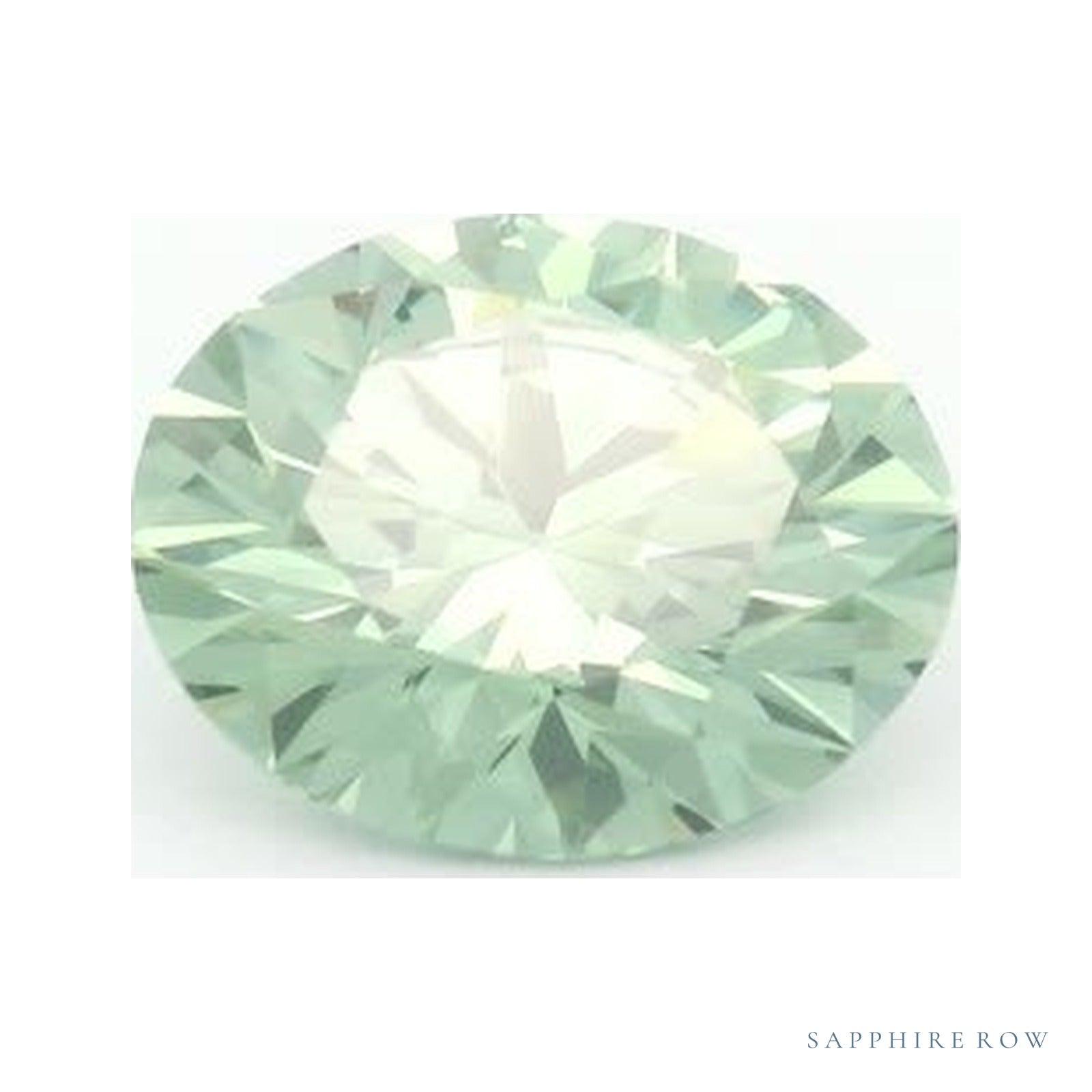 1.50 ct lab-grown fancy vivid green diamond, round cut | Sapphire Row · cut4