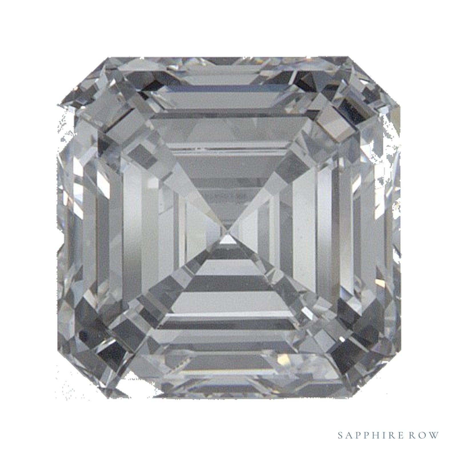 1.50 ct Asscher Lab-Grown Diamond – D VS1 — Sapphire Row · cut · cut3 · cut4